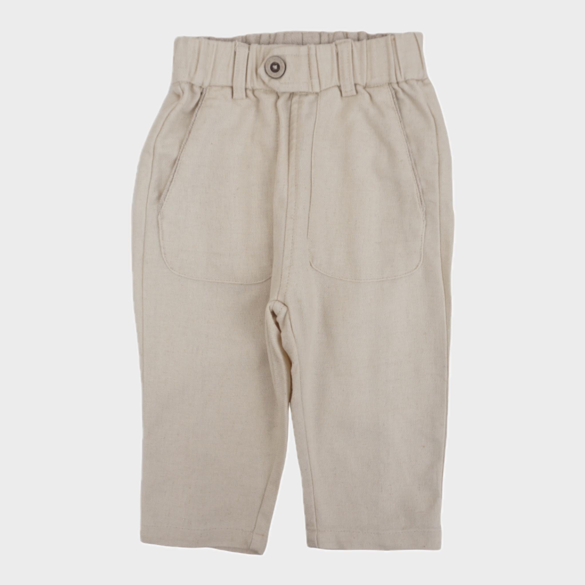 Pantalon Beige - 6/9 mois