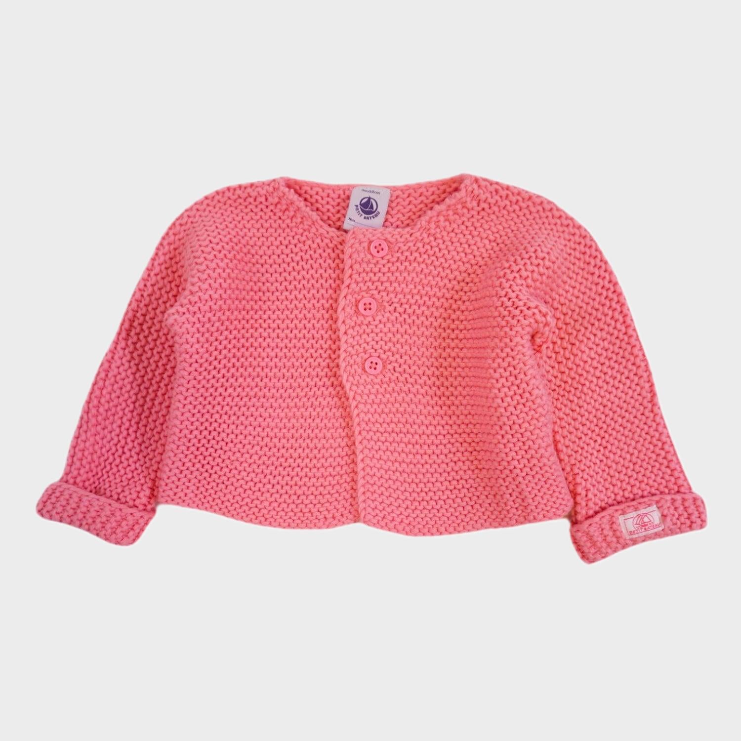 Gilet Rose - 3 mois
