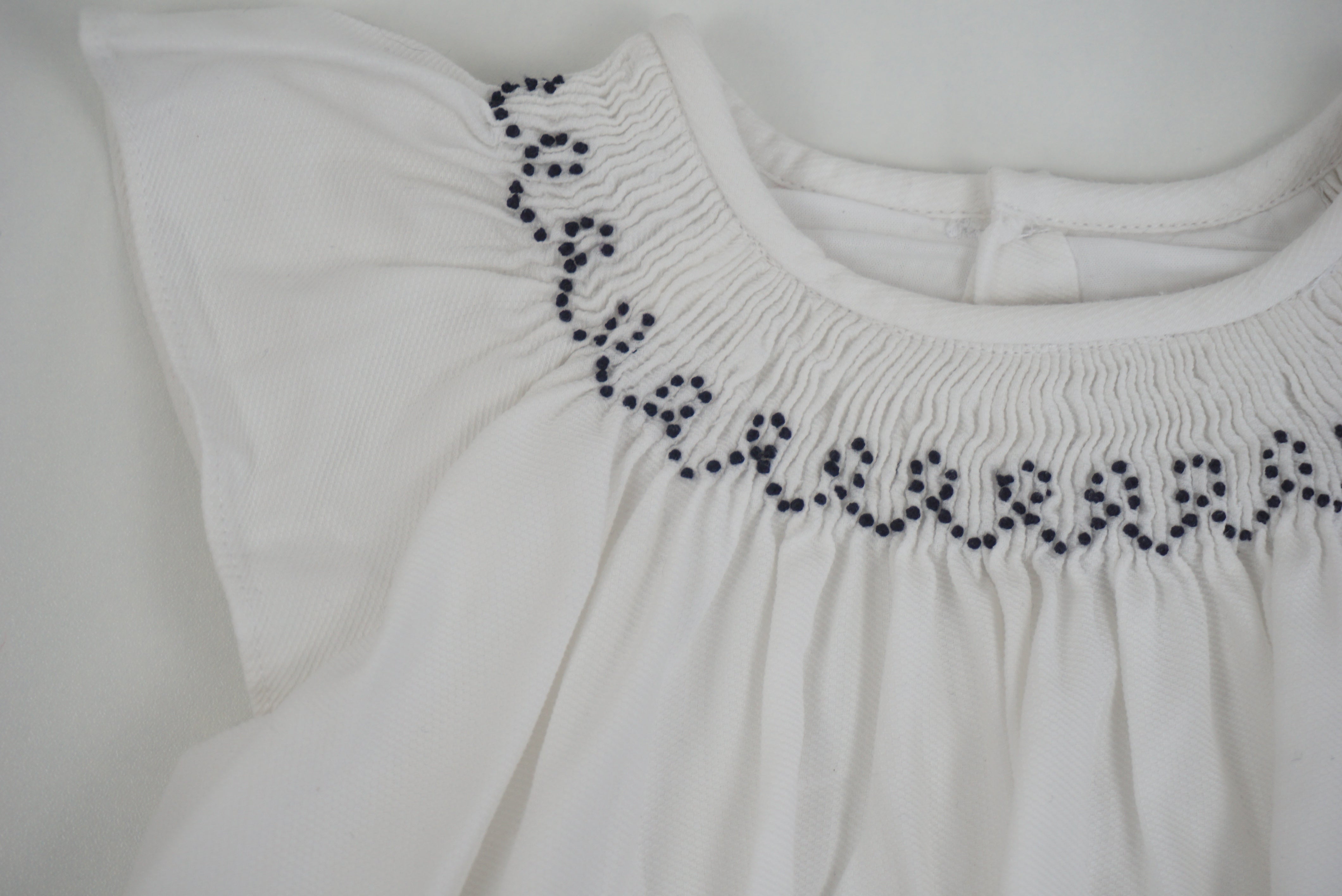 Robe Blanc - 6 mois