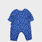 Combinaison et bonnet Bleu - 6 mois