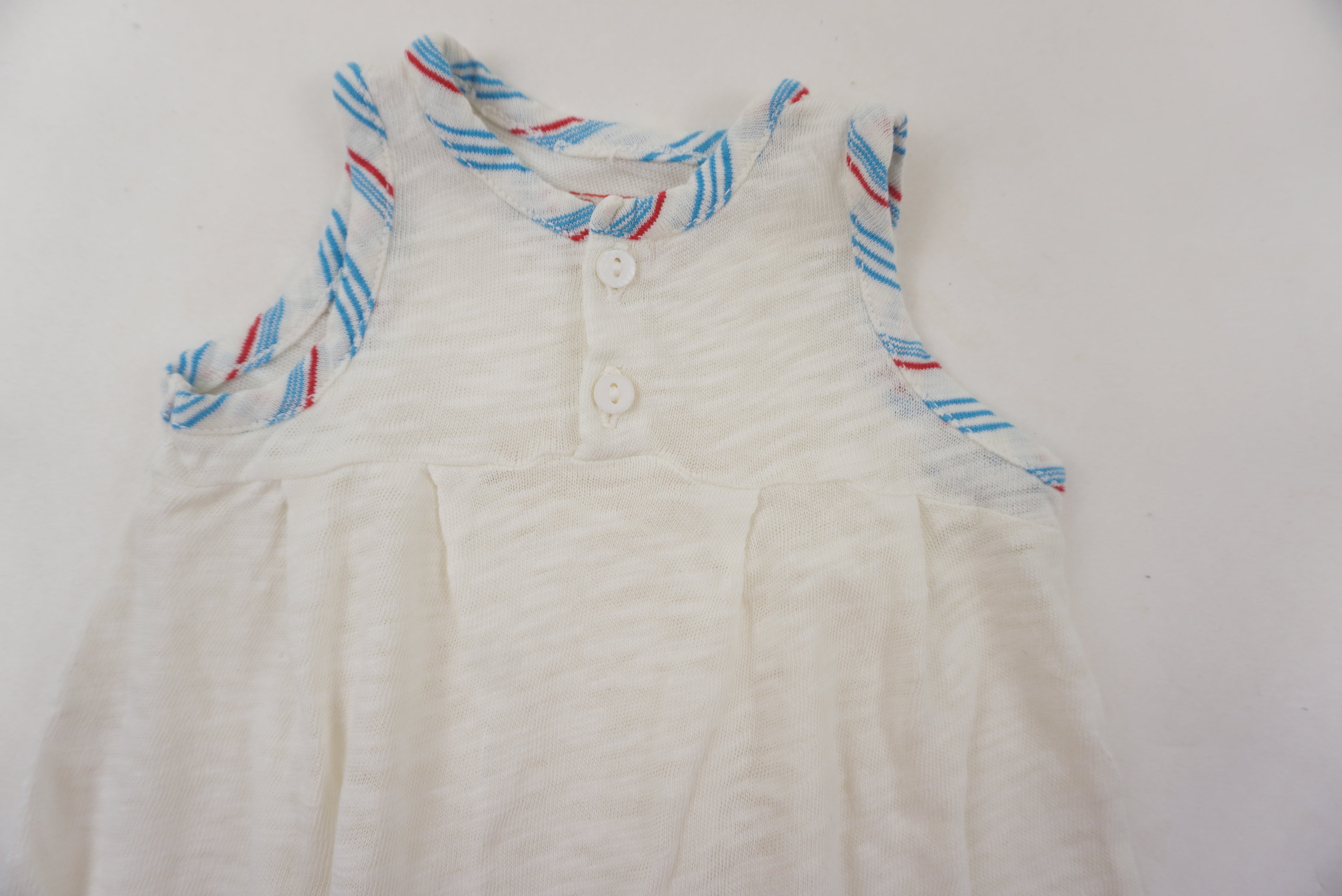 Barboteuse Blanc - 3 mois