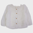 Chemise Blanc - 6/9 mois
