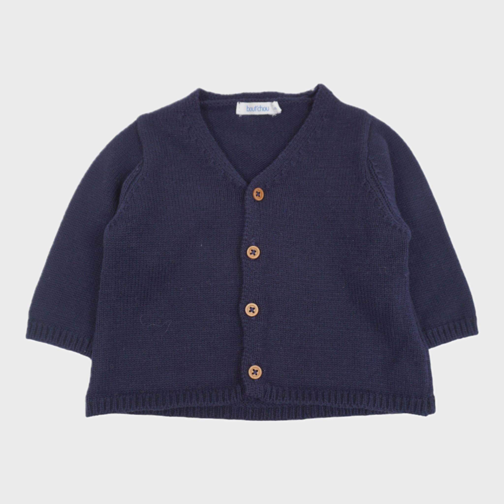 Gilet Bleu - 3 mois