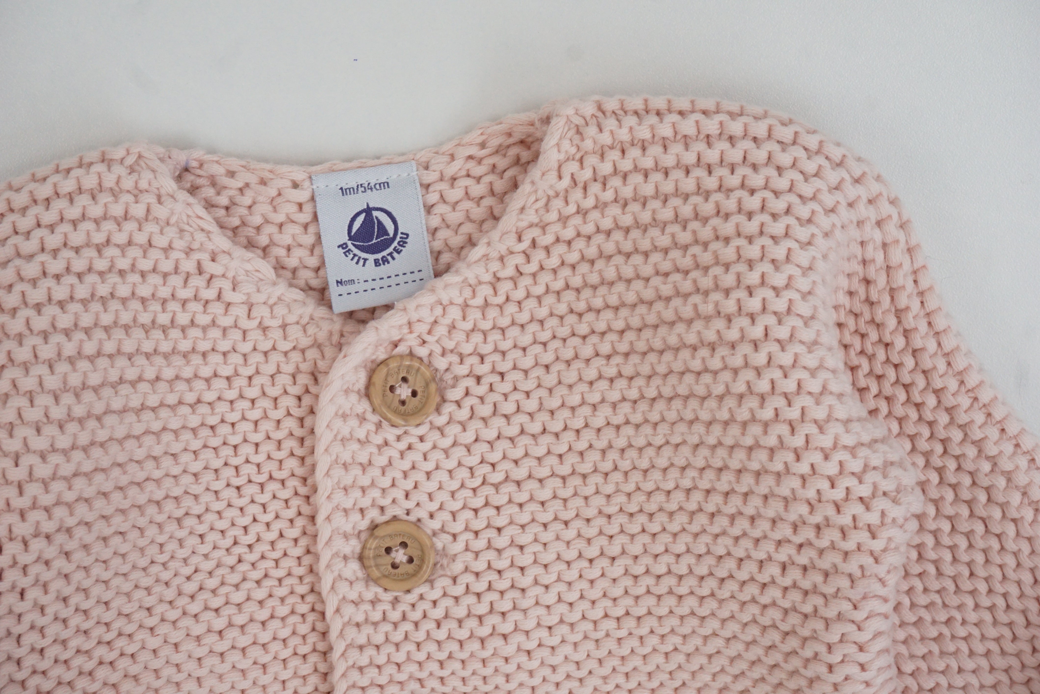 Gilet Rose - 1 mois