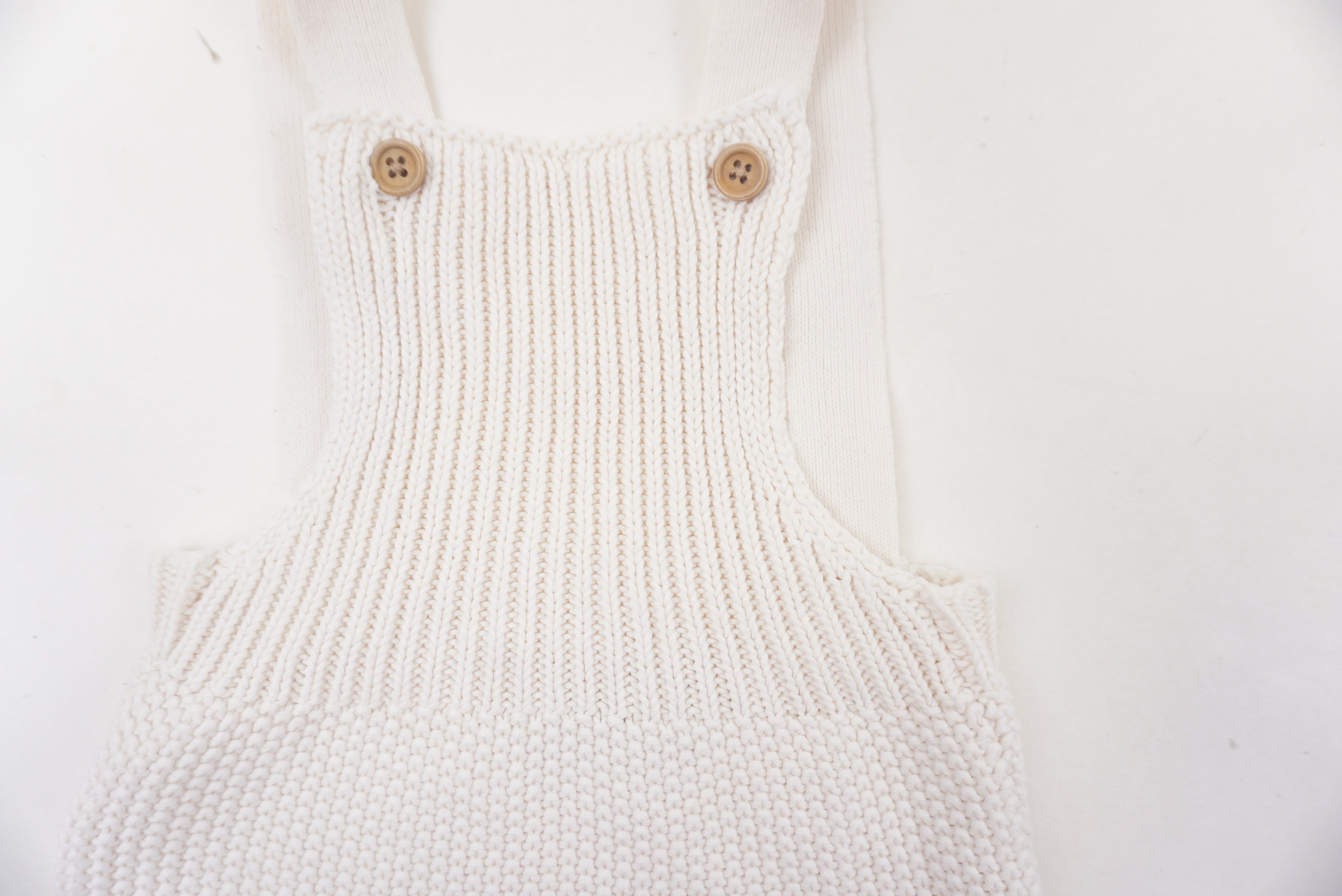 Barboteuse Ecru rosé - 6/9 mois