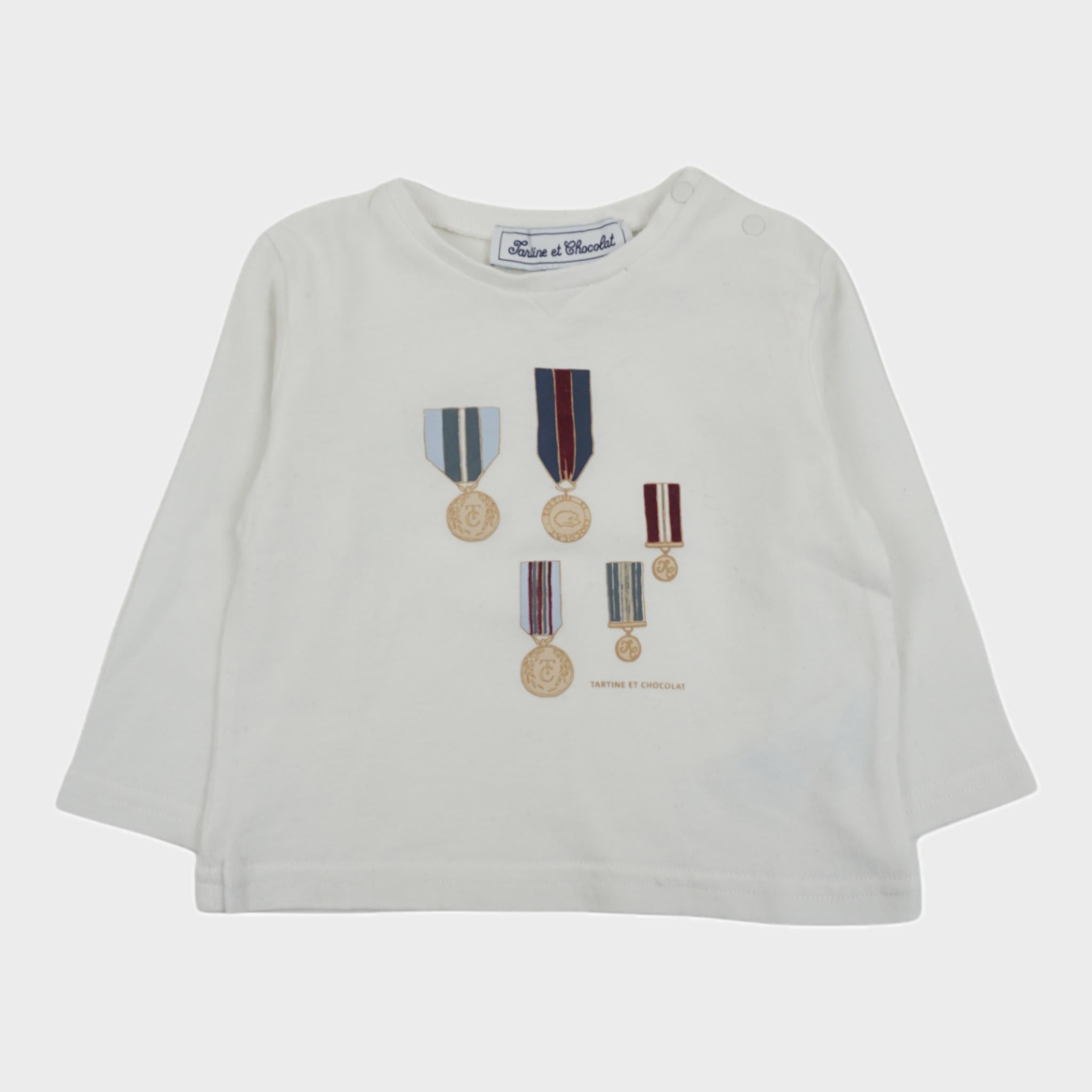 T-shirt Blanc - 6 mois