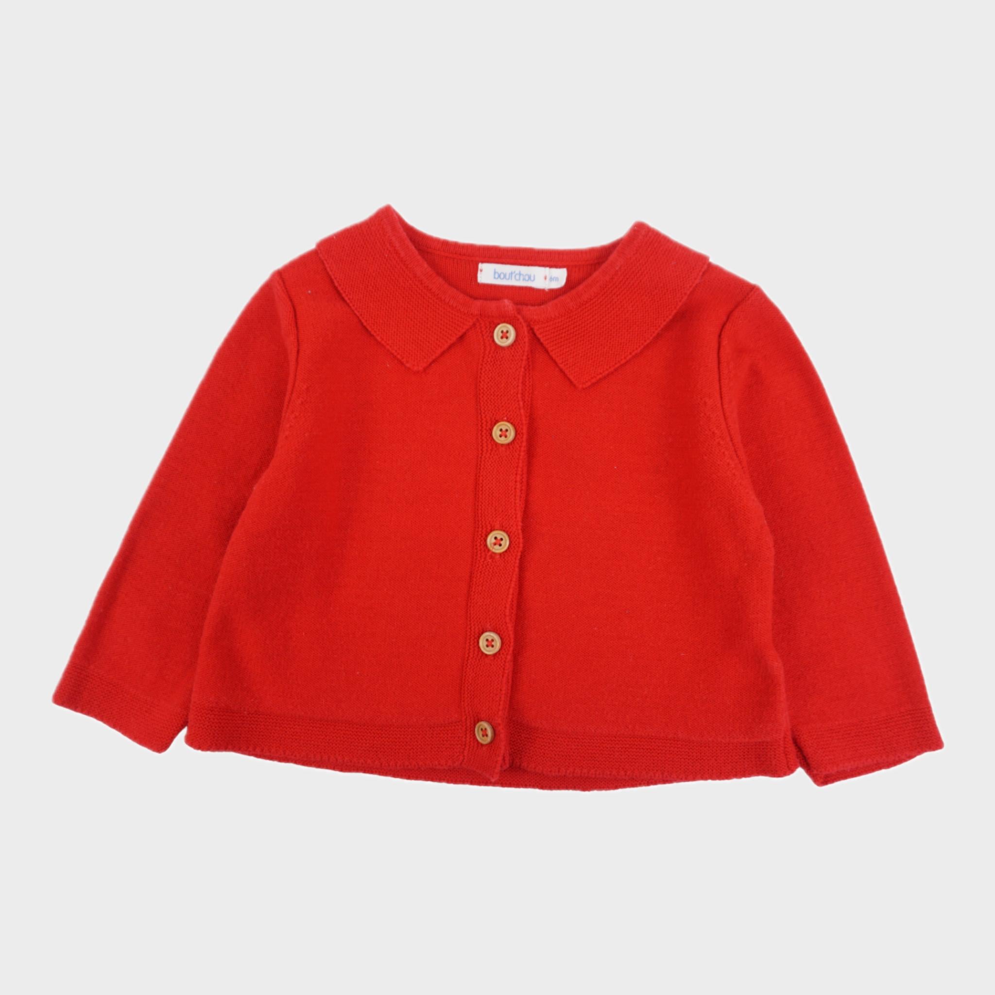 Gilet Rouge - 6 mois