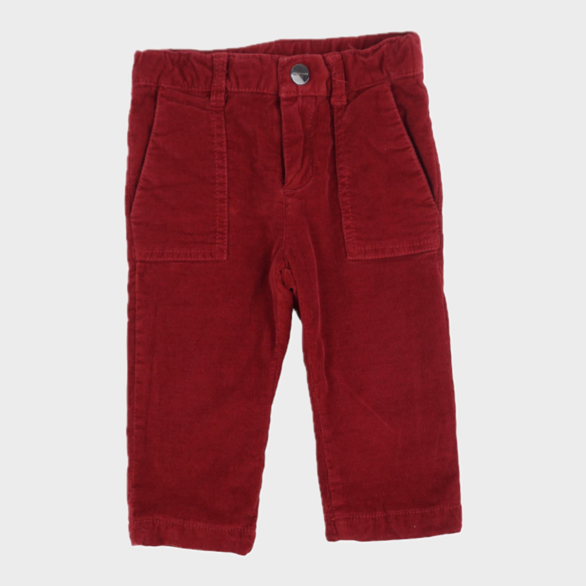 Pantalon Bordeaux - 12 mois