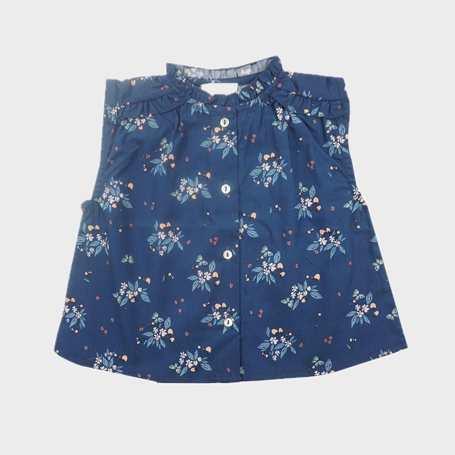Chemise Bleu - 6 mois (neuf)