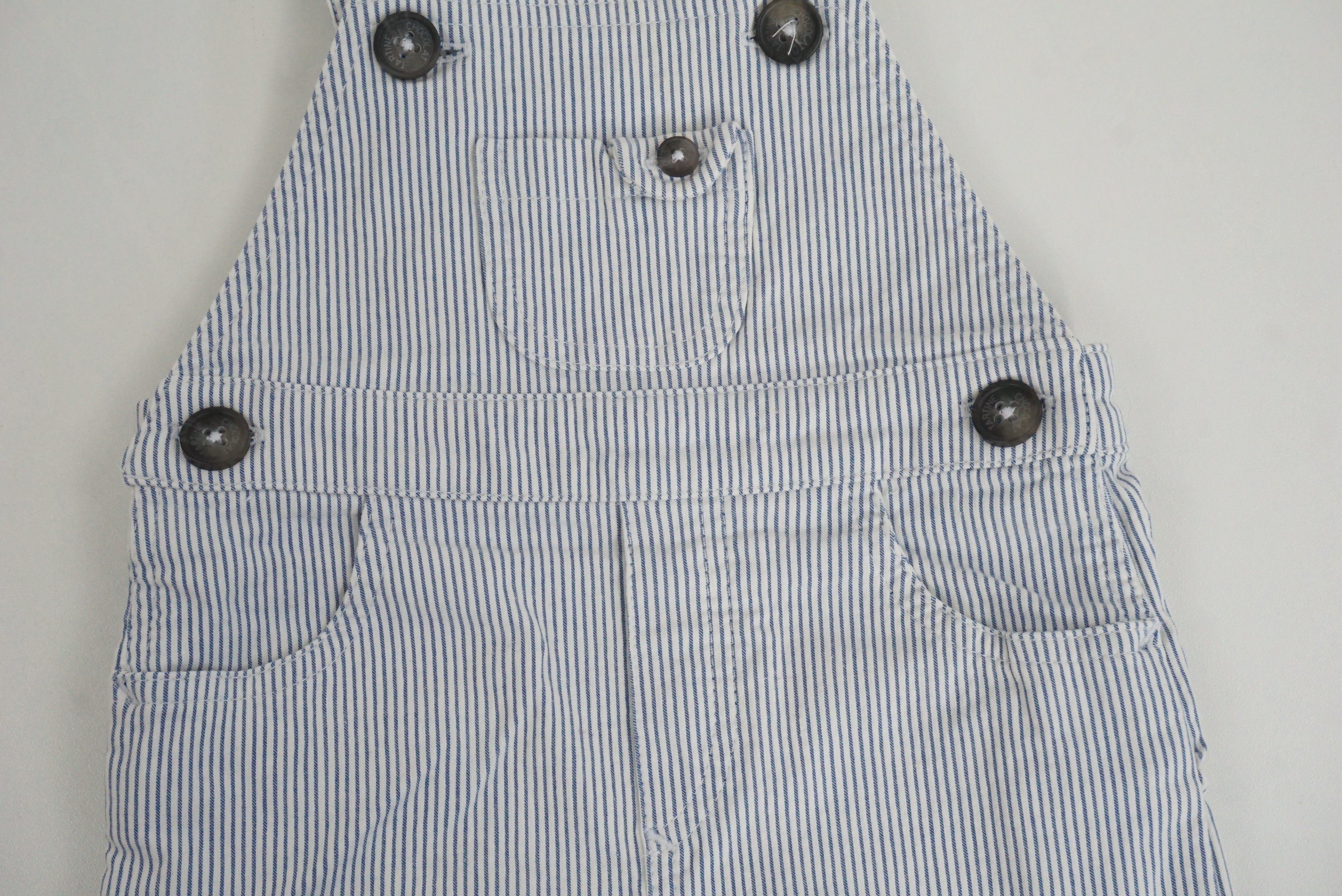 Salopette Bleu - 6 mois