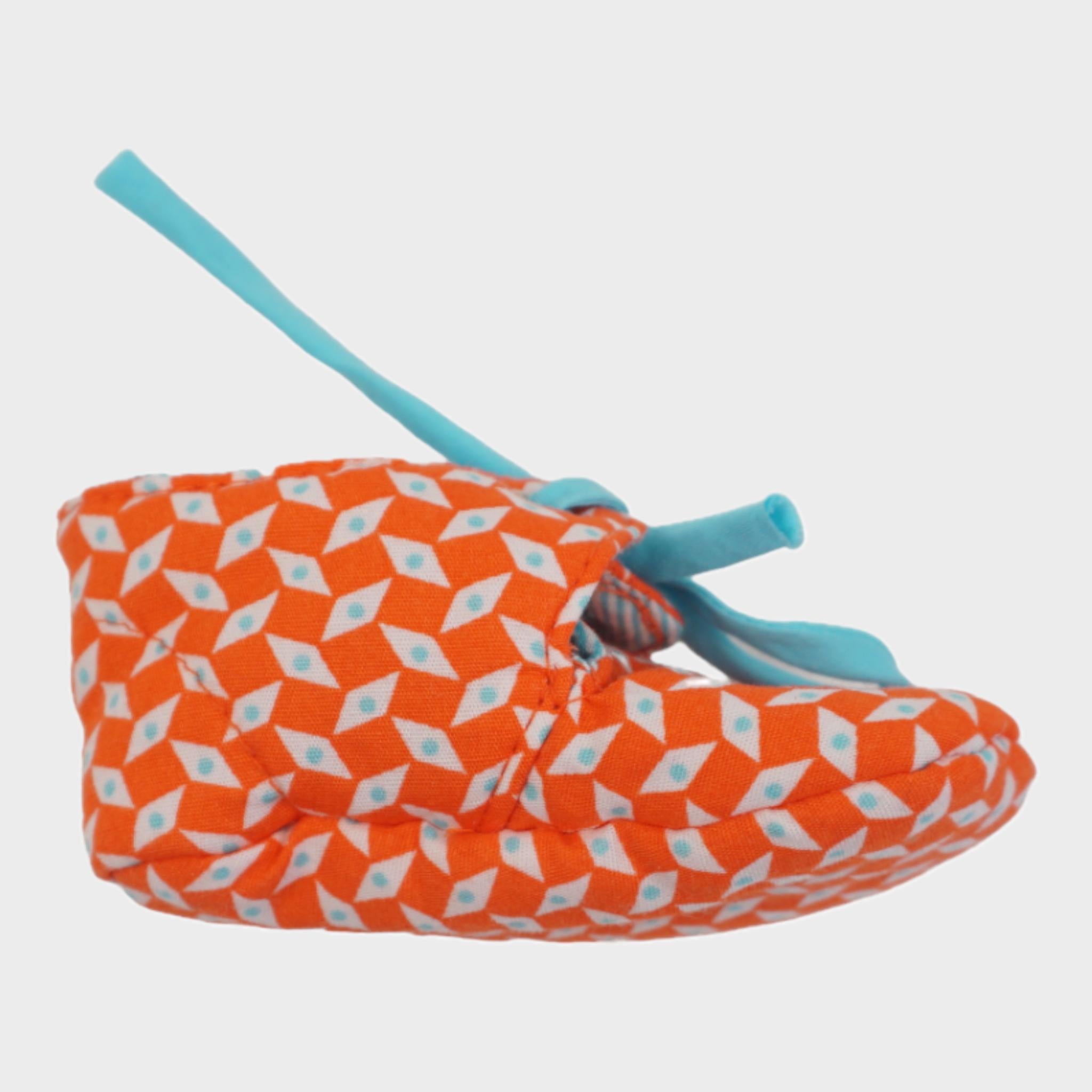 Chaussons Orange - 0/3 mois
