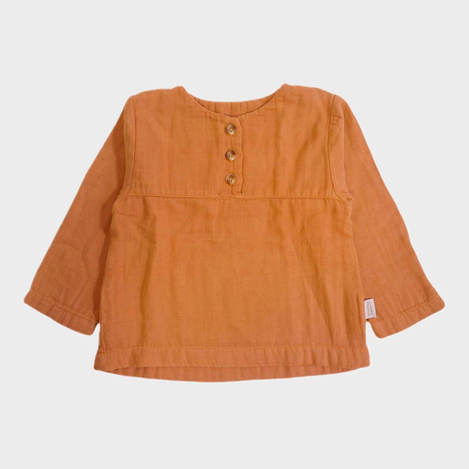 Blouse Orange - 6 mois