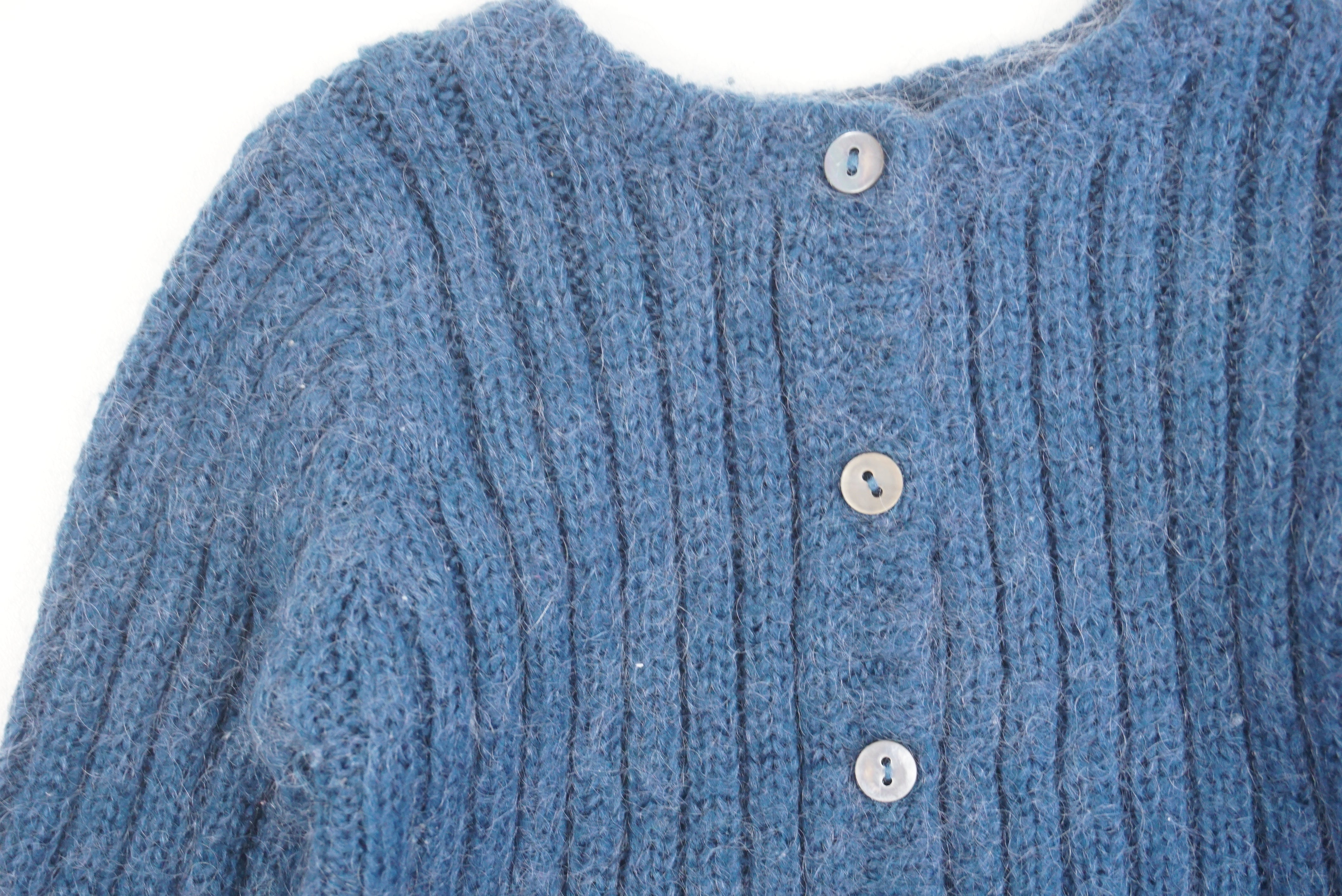 Gilet Bleu - 6/9 mois