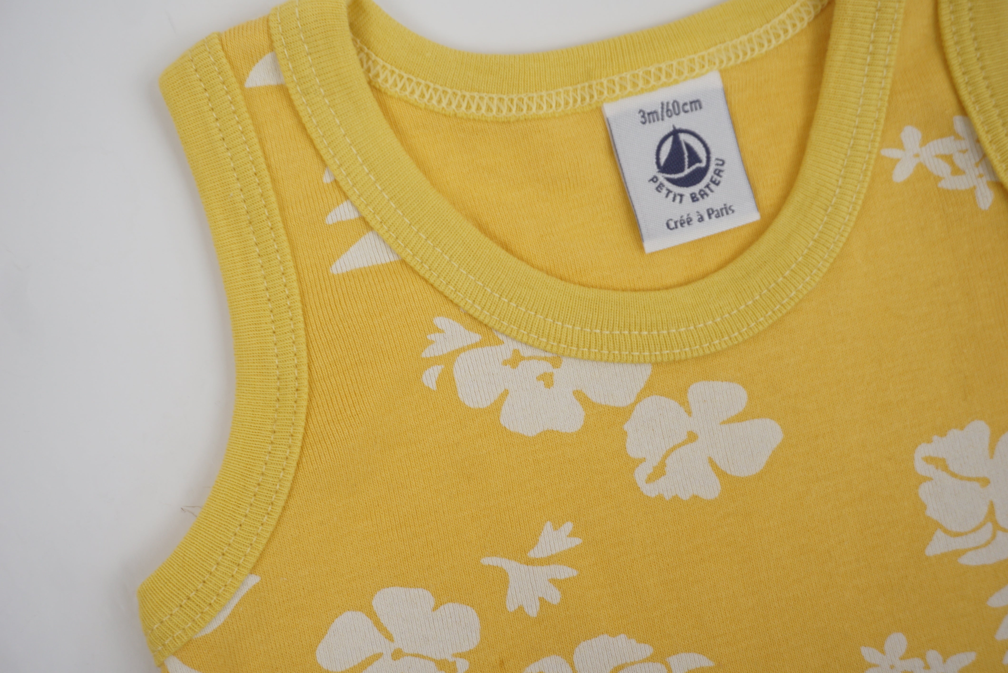 Combishort Jaune - 3 mois