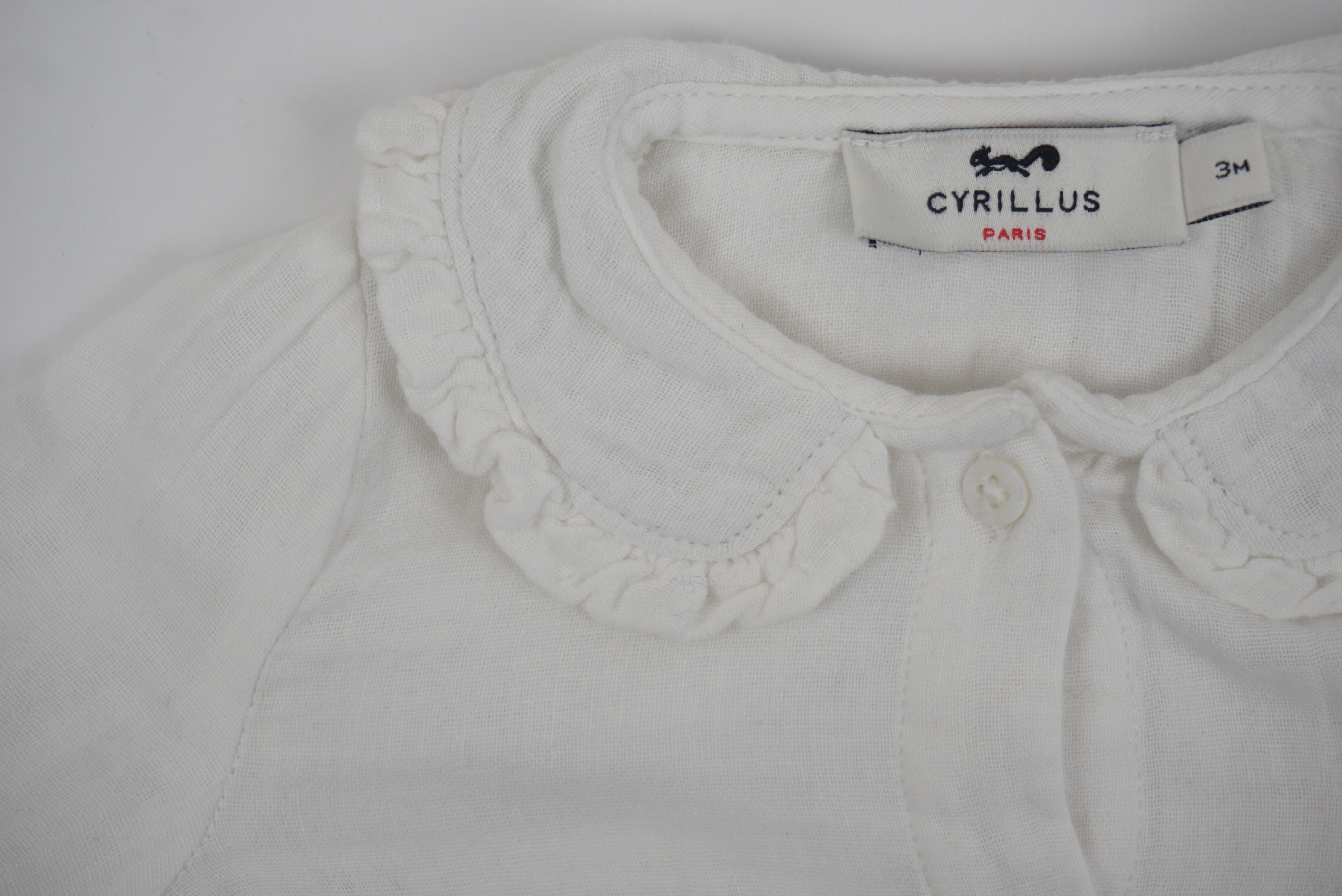 Chemise Blanc - 3 mois