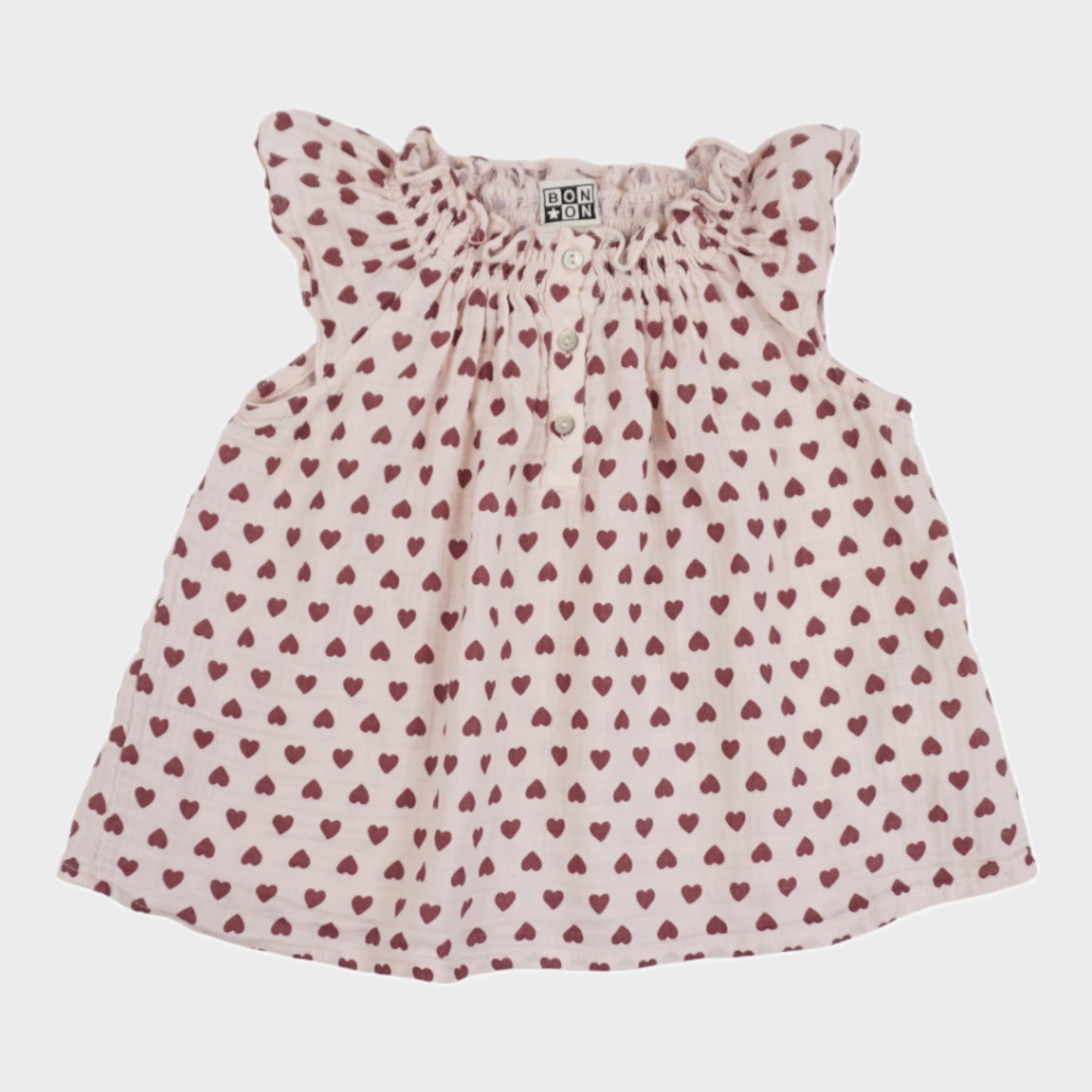 Blouse Rose - 2 ans