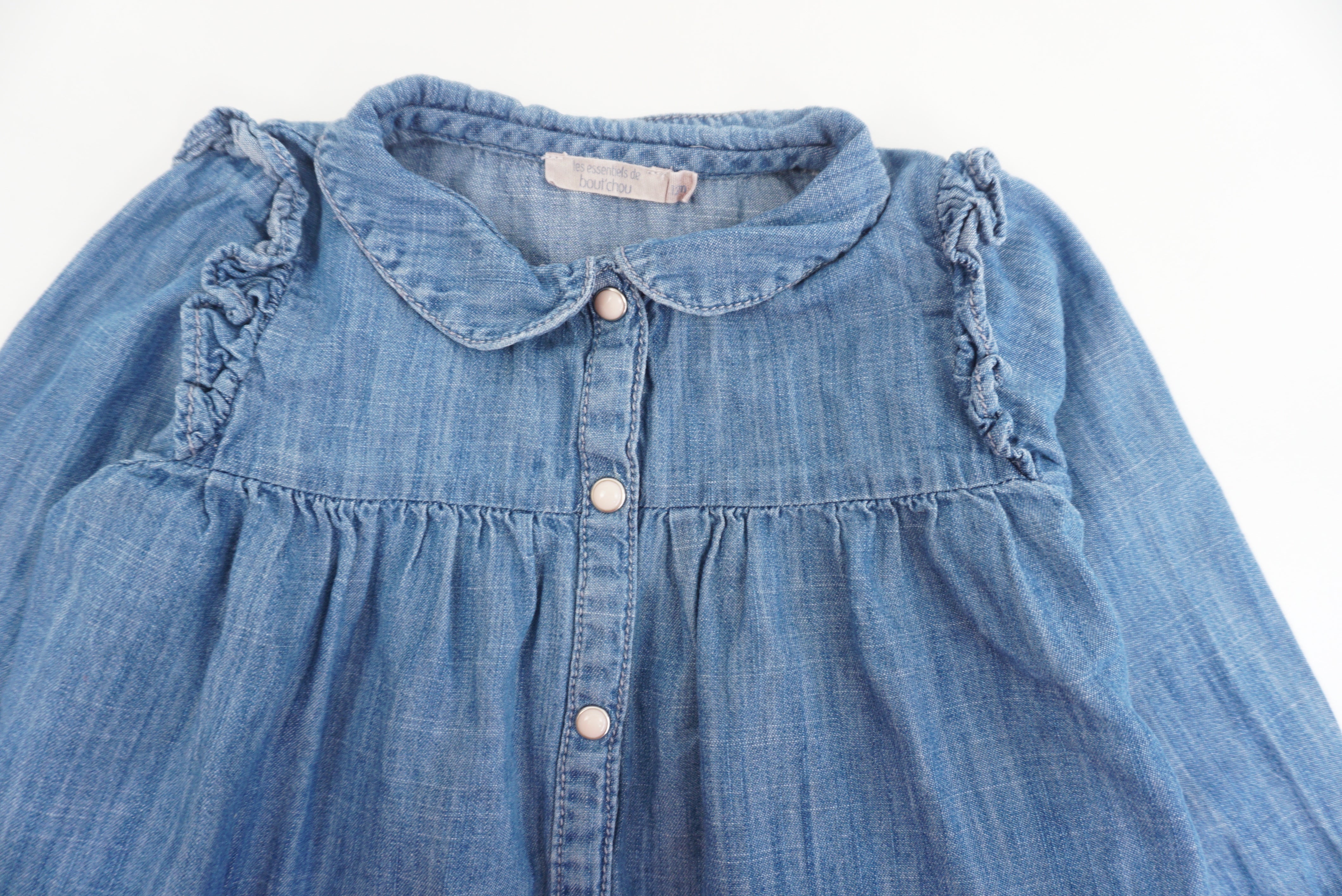 Chemise Bleu - 12 mois