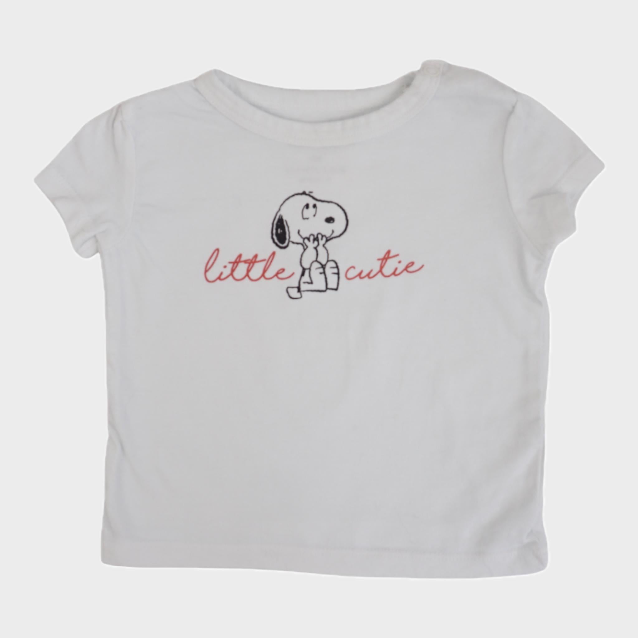 T-shirt Blanc - 6 mois