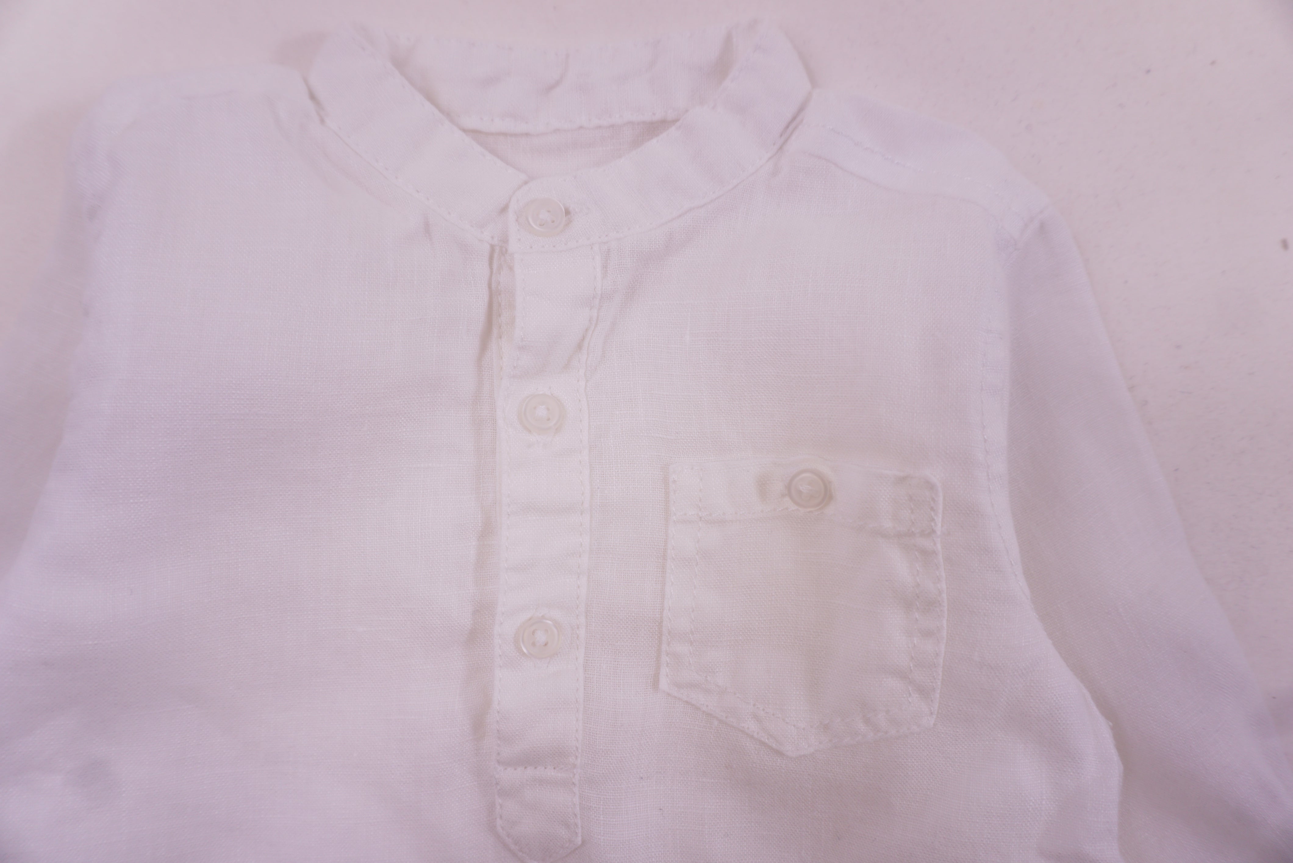 Blouse Blanc - 6 mois