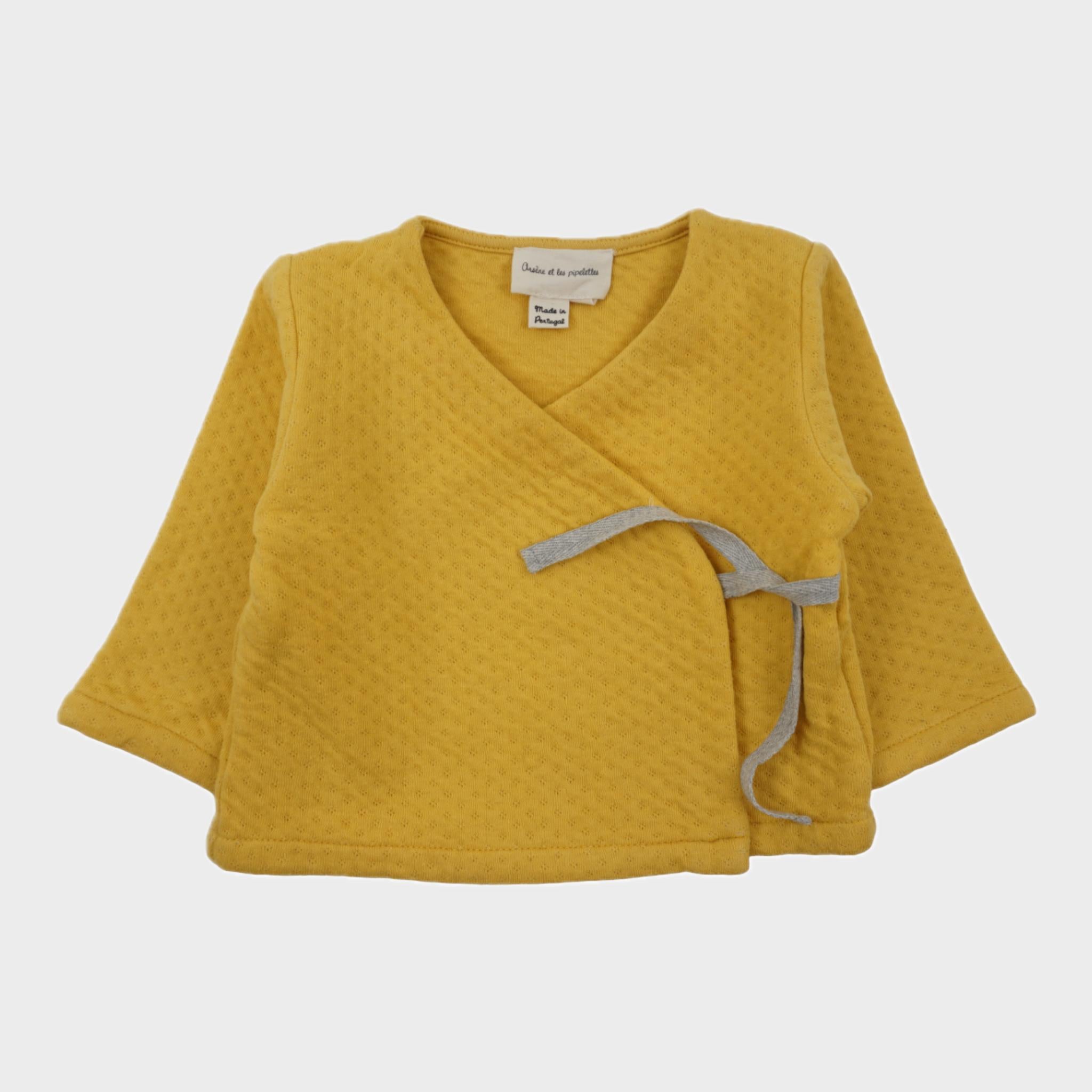 Cache-coeur Jaune - 6 mois