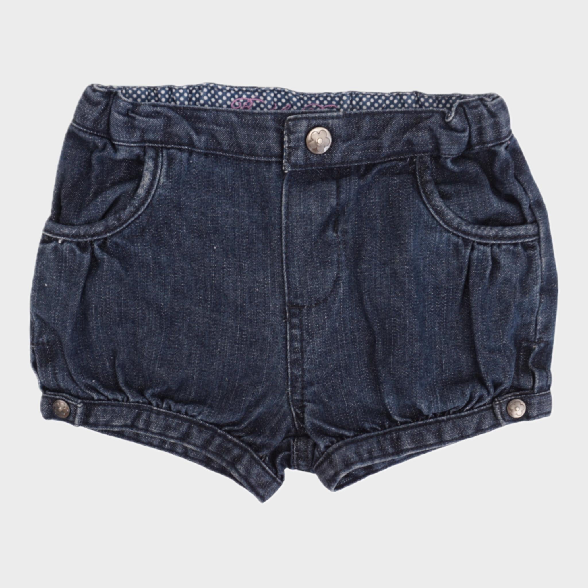 Short Bleu - 9 mois