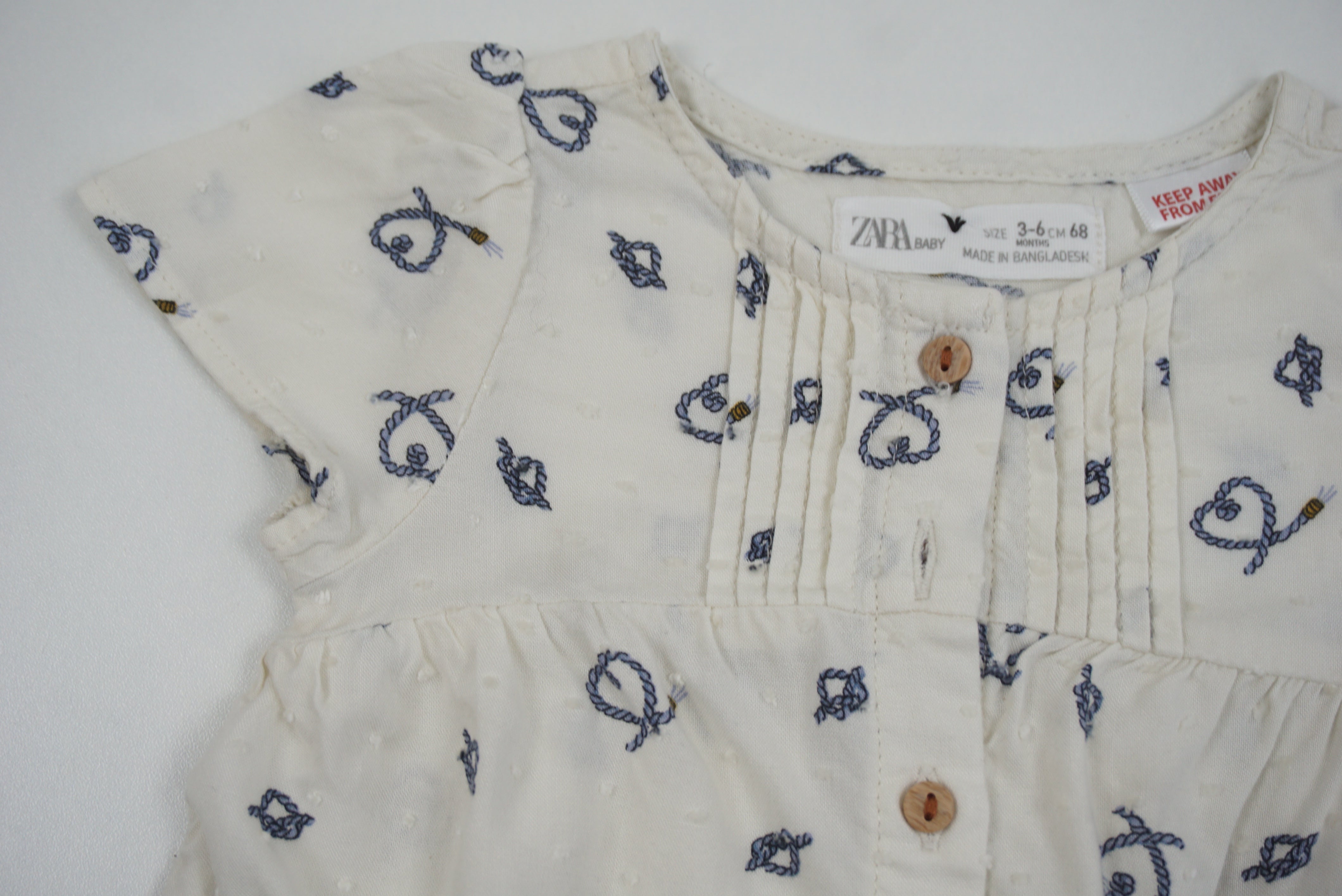 Chemise Ecru - 3/6 mois