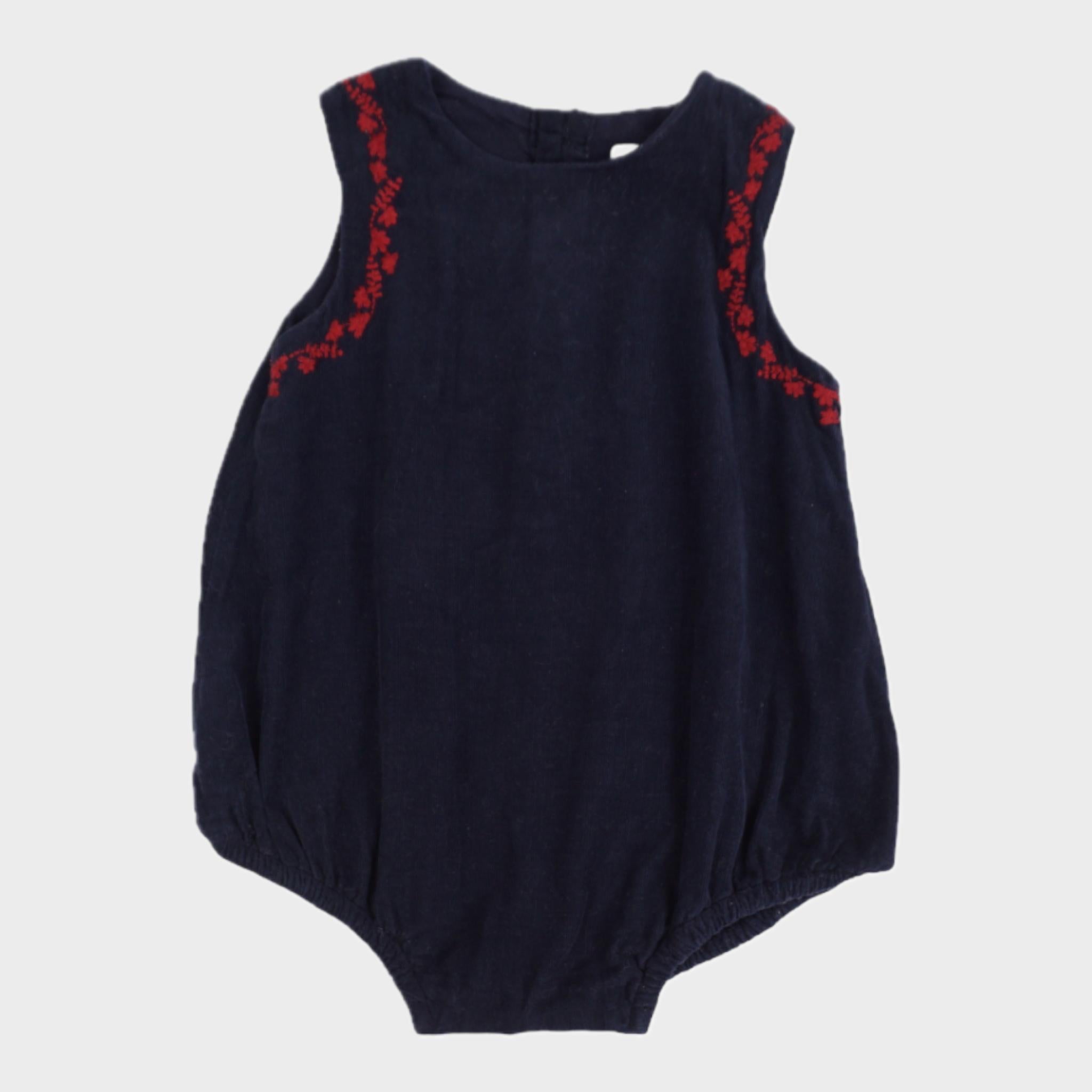 Barboteuse Bleu - 6 mois