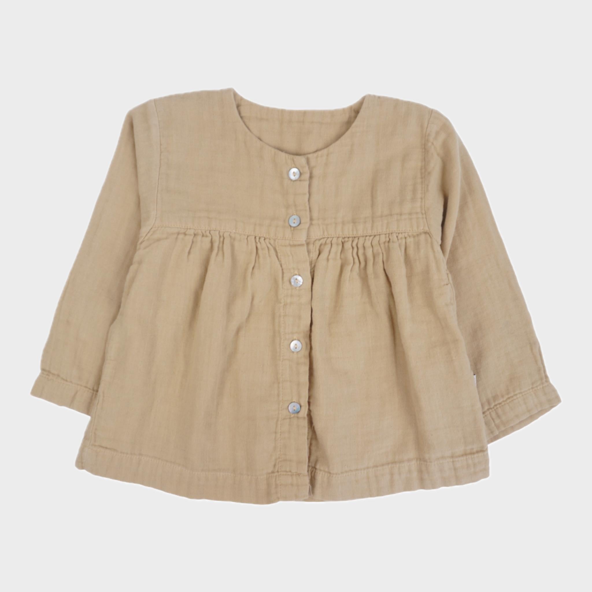 Chemise Beige - 12 mois