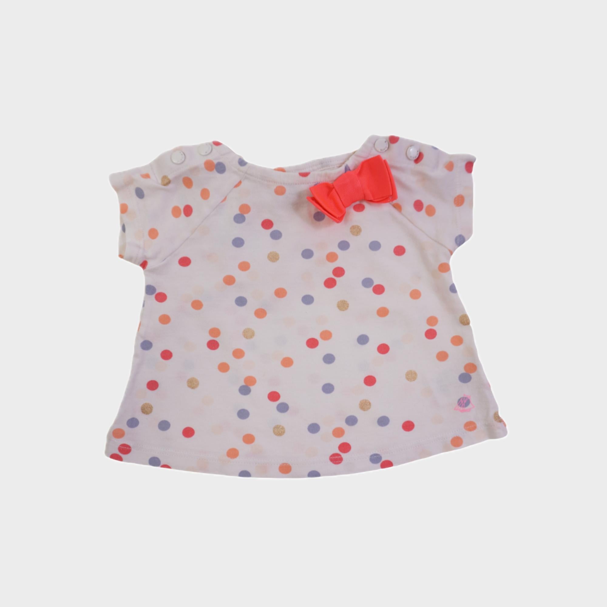 T-shirt Blanc - 6 mois