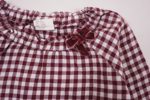 Robe Bordeaux - 3/6 mois