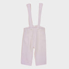 Pantalon à bretelles Blanc - 3 mois