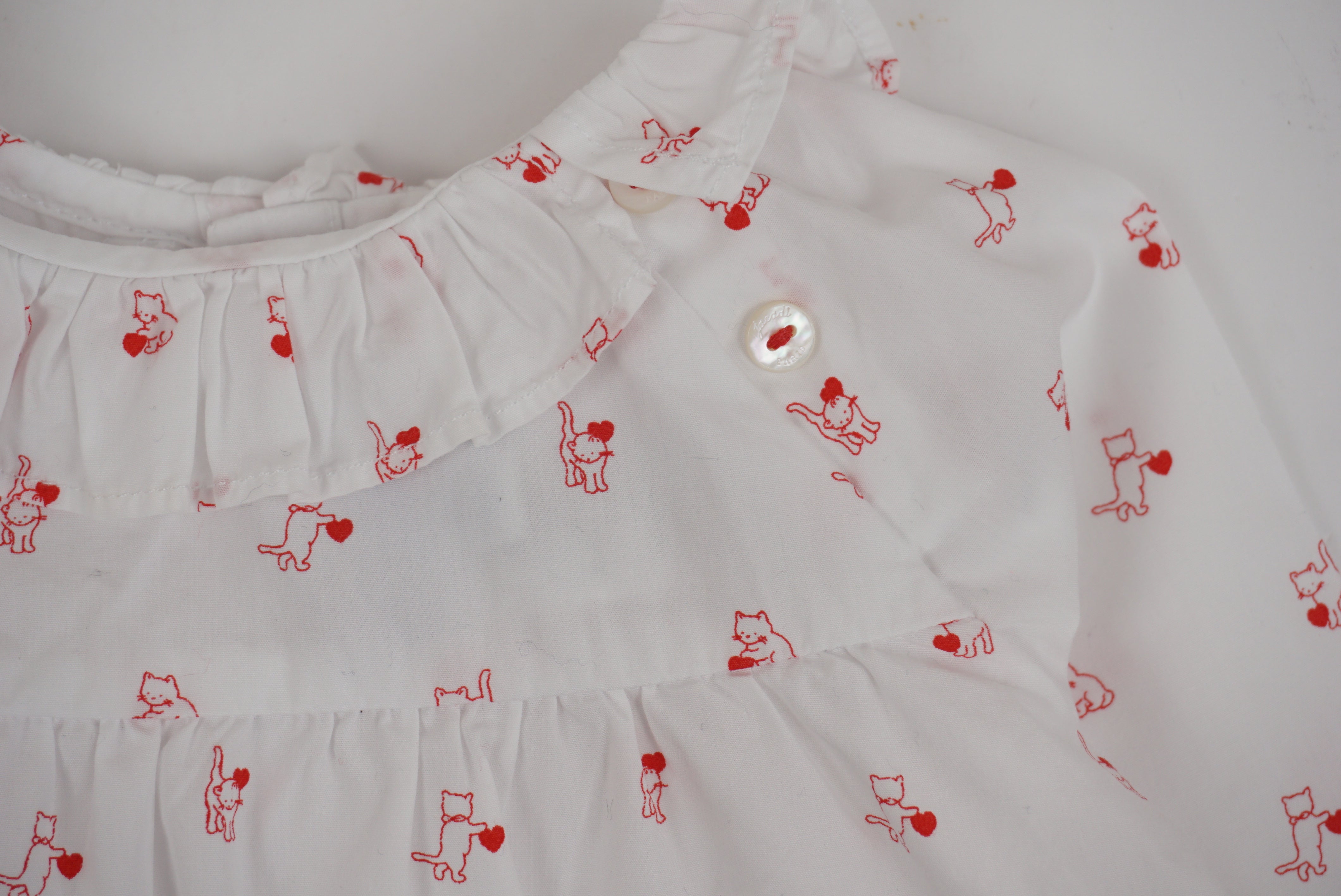 Blouse Blanc - 12 mois