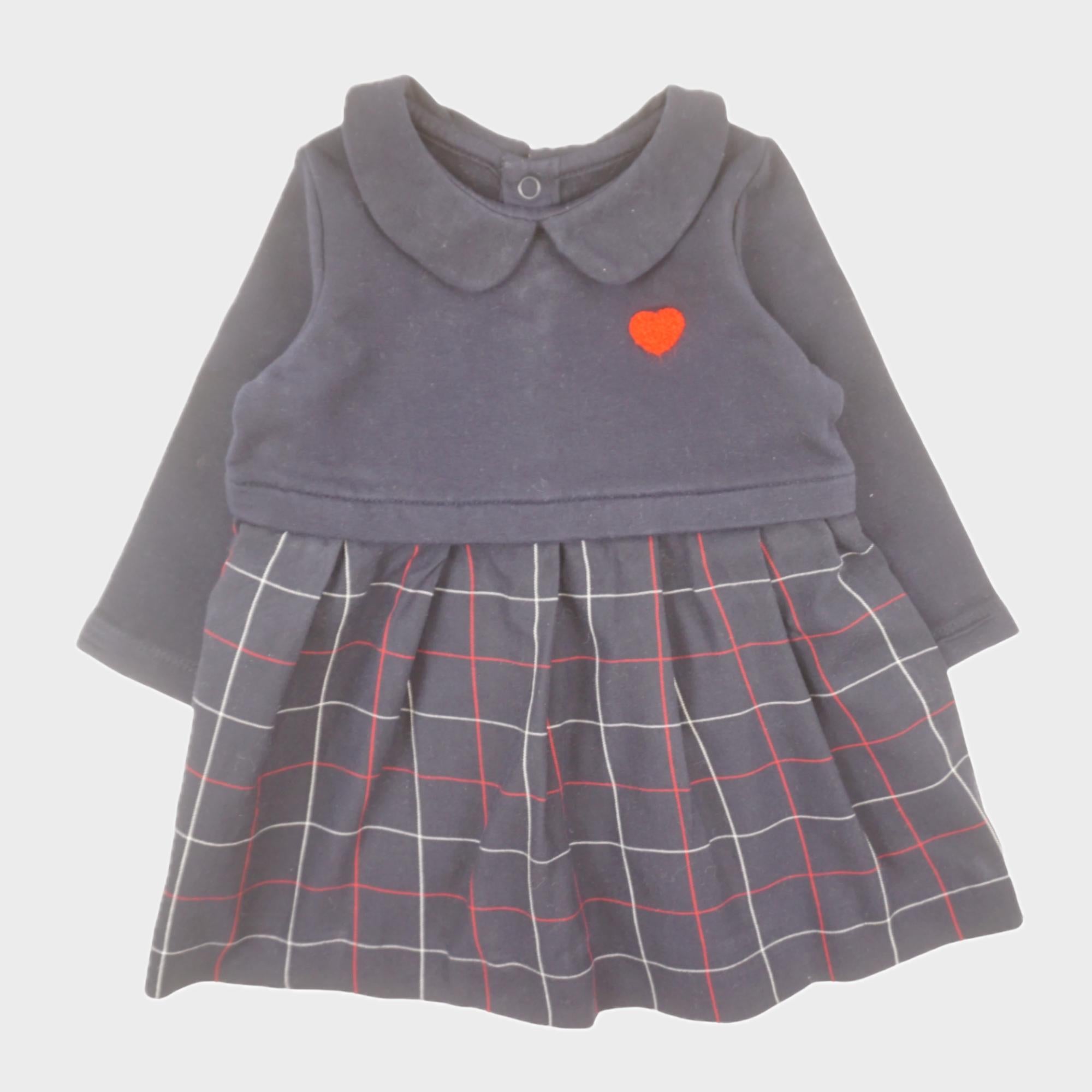 Robe Bleu - 6 mois