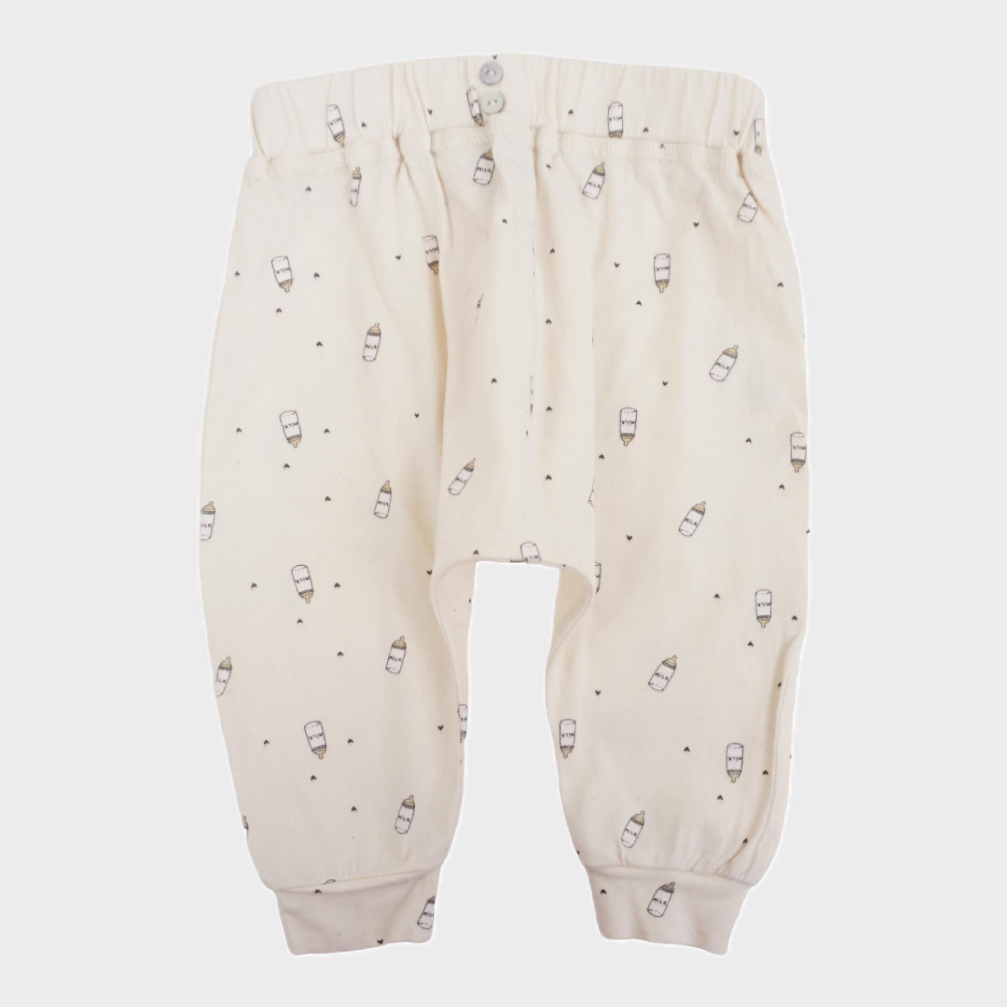 Pantalon Ecru - 6 mois