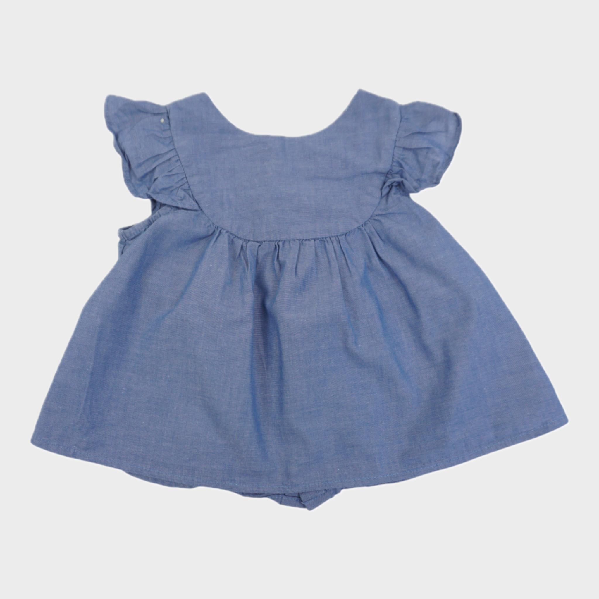 Blouse Bleu - 9/12 mois