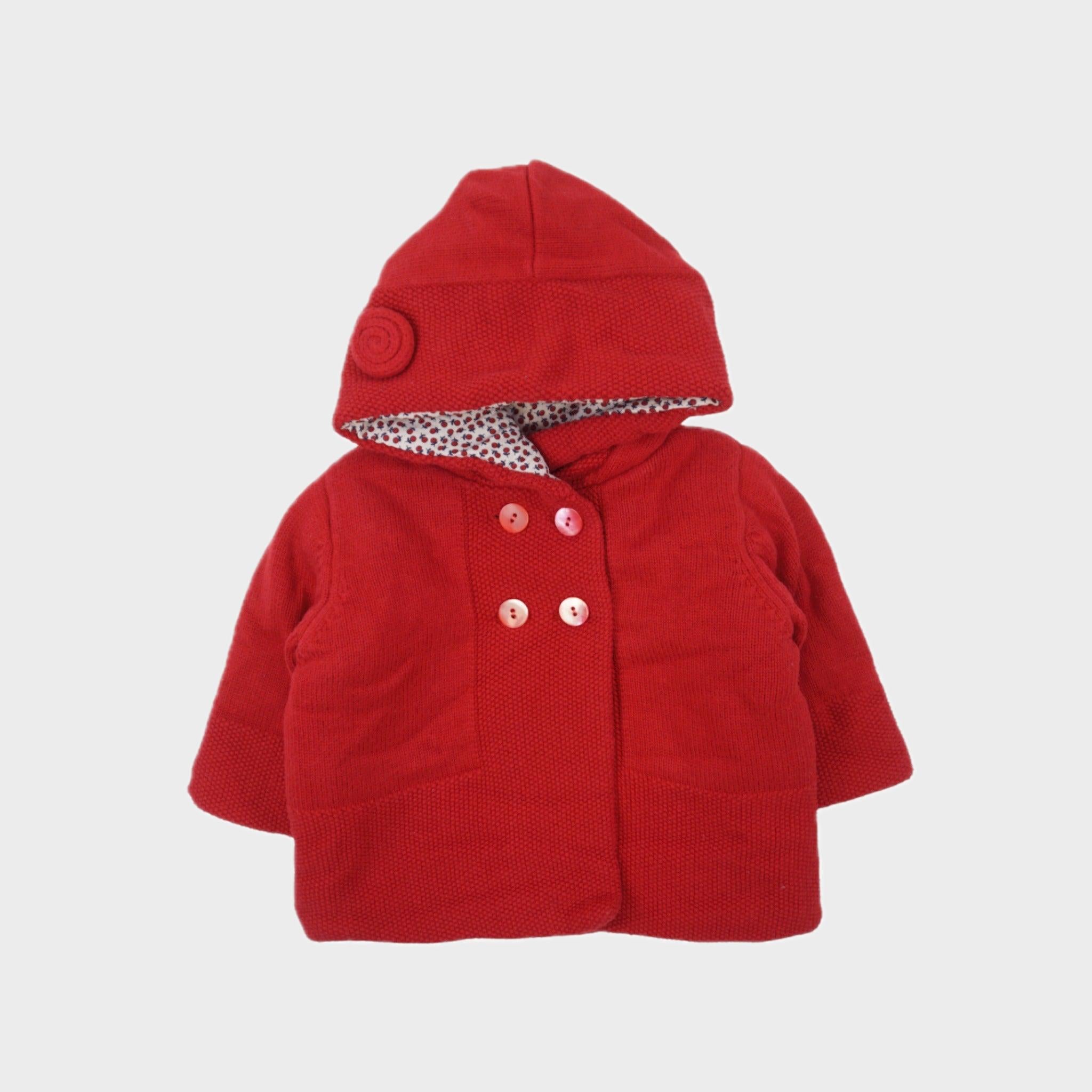 Gilet Rouge - 6 mois