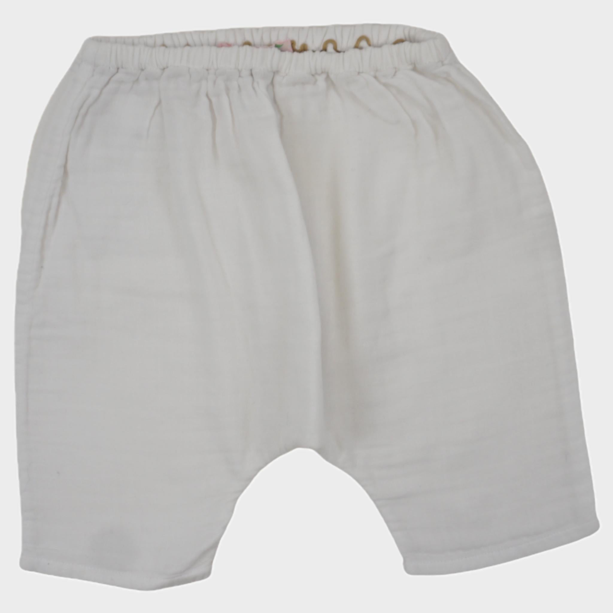 Pantalon Blanc - 3 mois