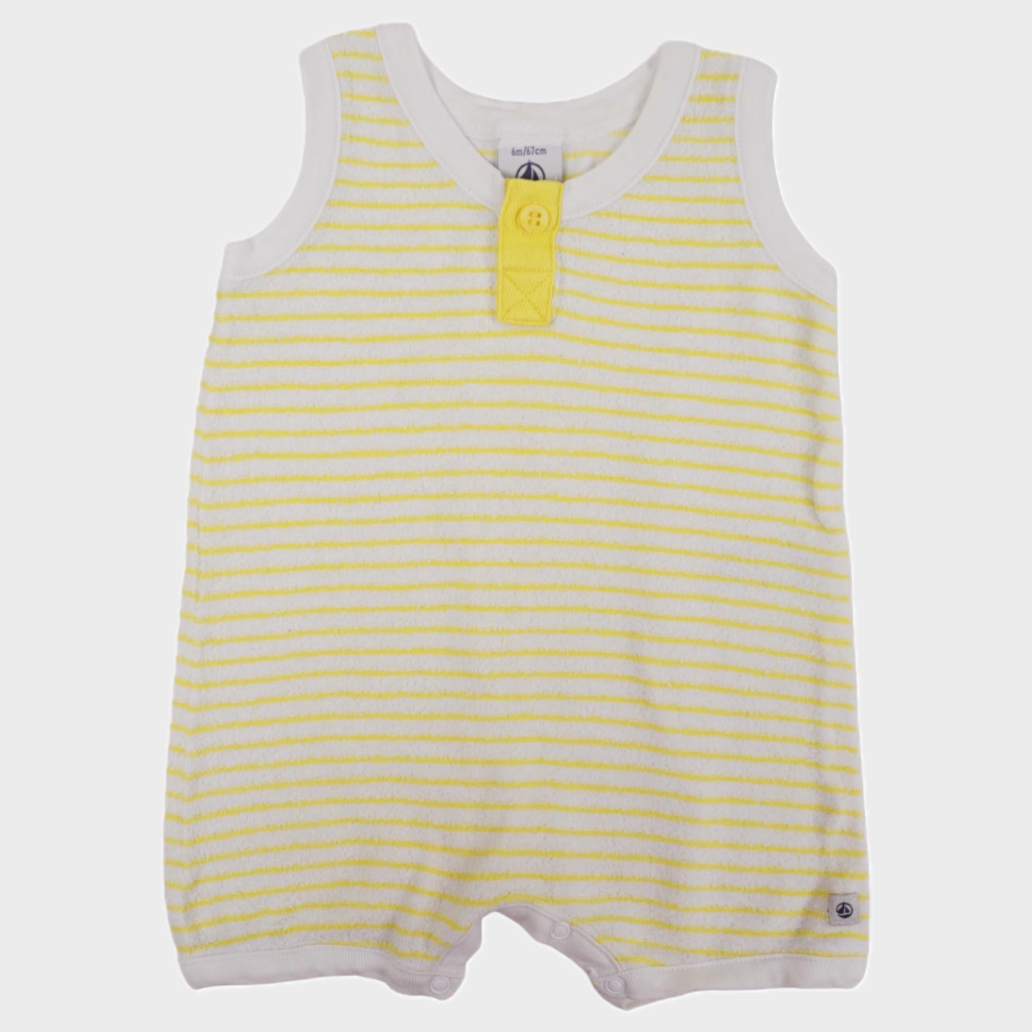 Combishort Jaune - 6 mois
