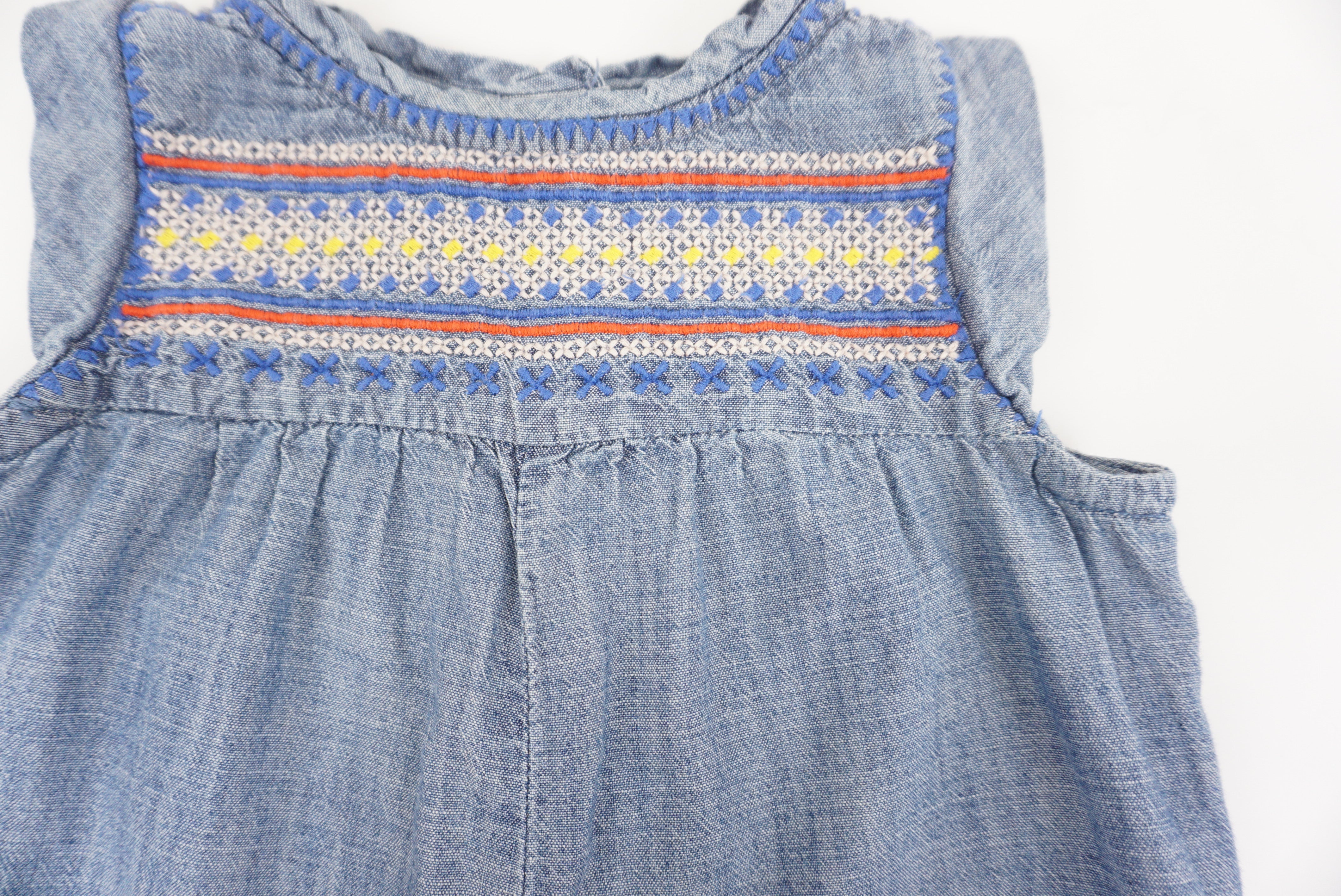 Combishort Bleu - 12/18 mois