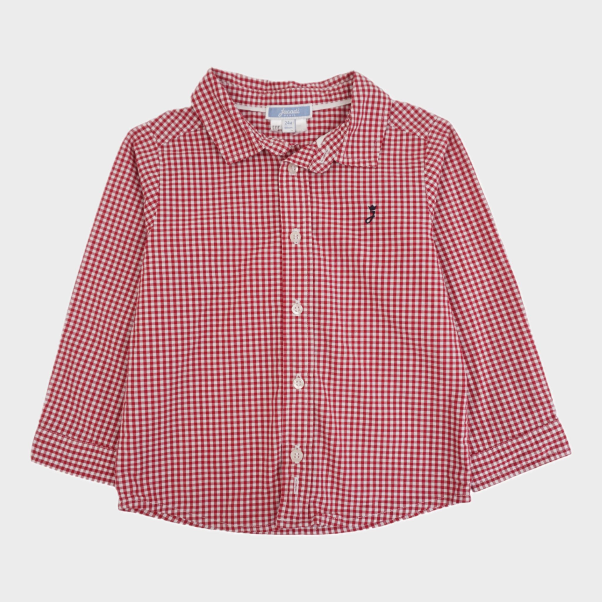 Chemise Rouge - 24 mois