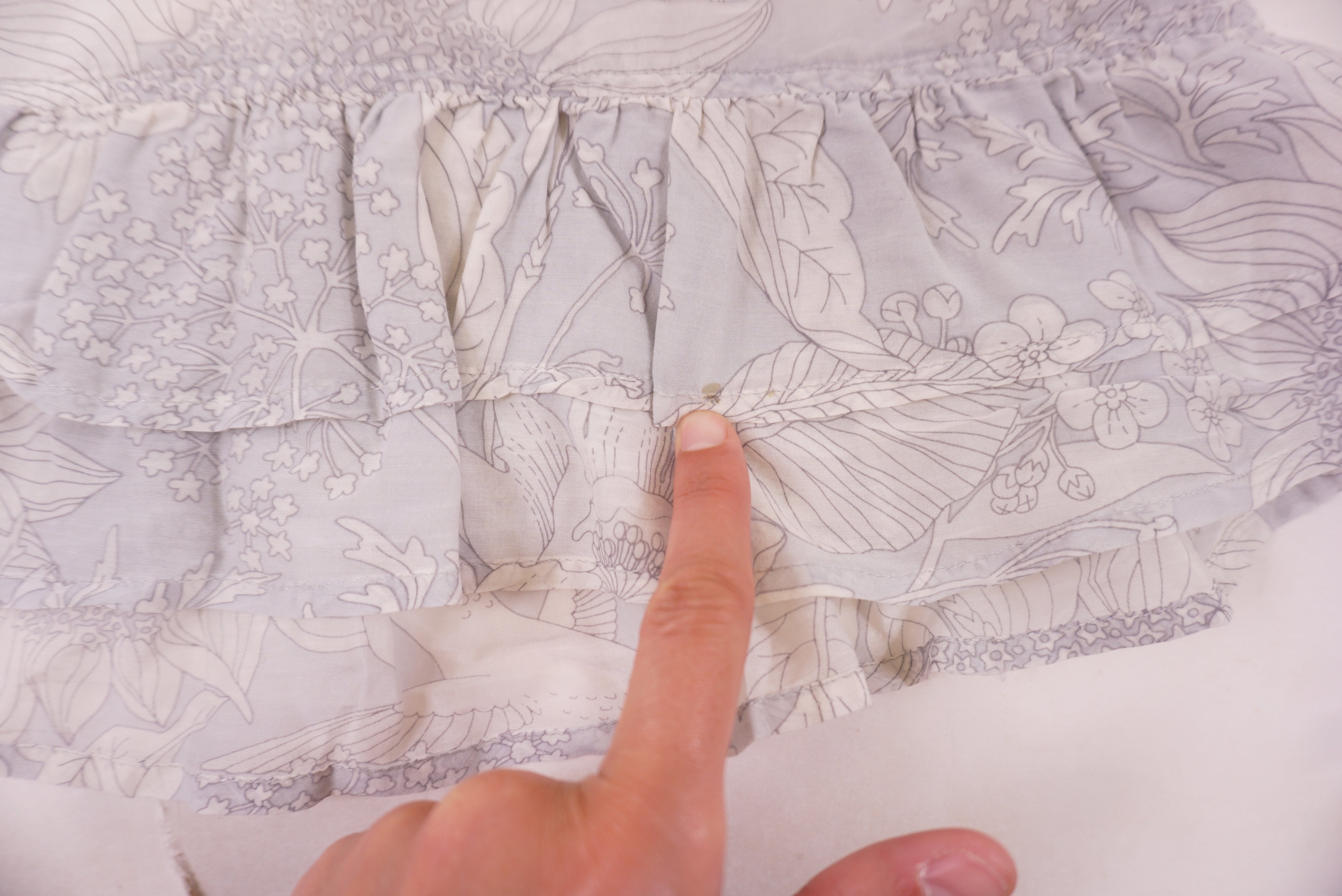 Blouse Gris - 8/9 ans