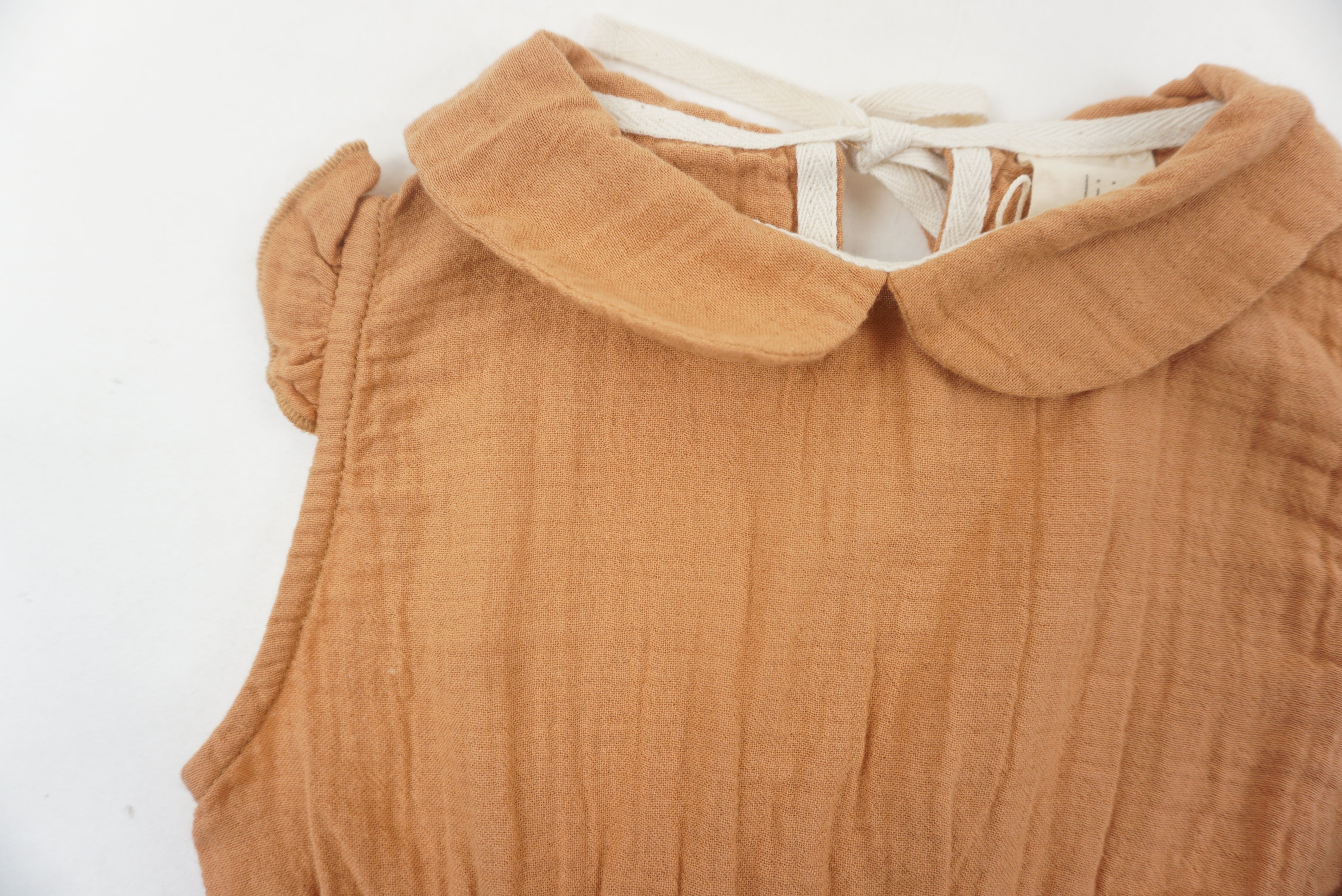 Robe Terracotta - 6/12 mois (neuf)