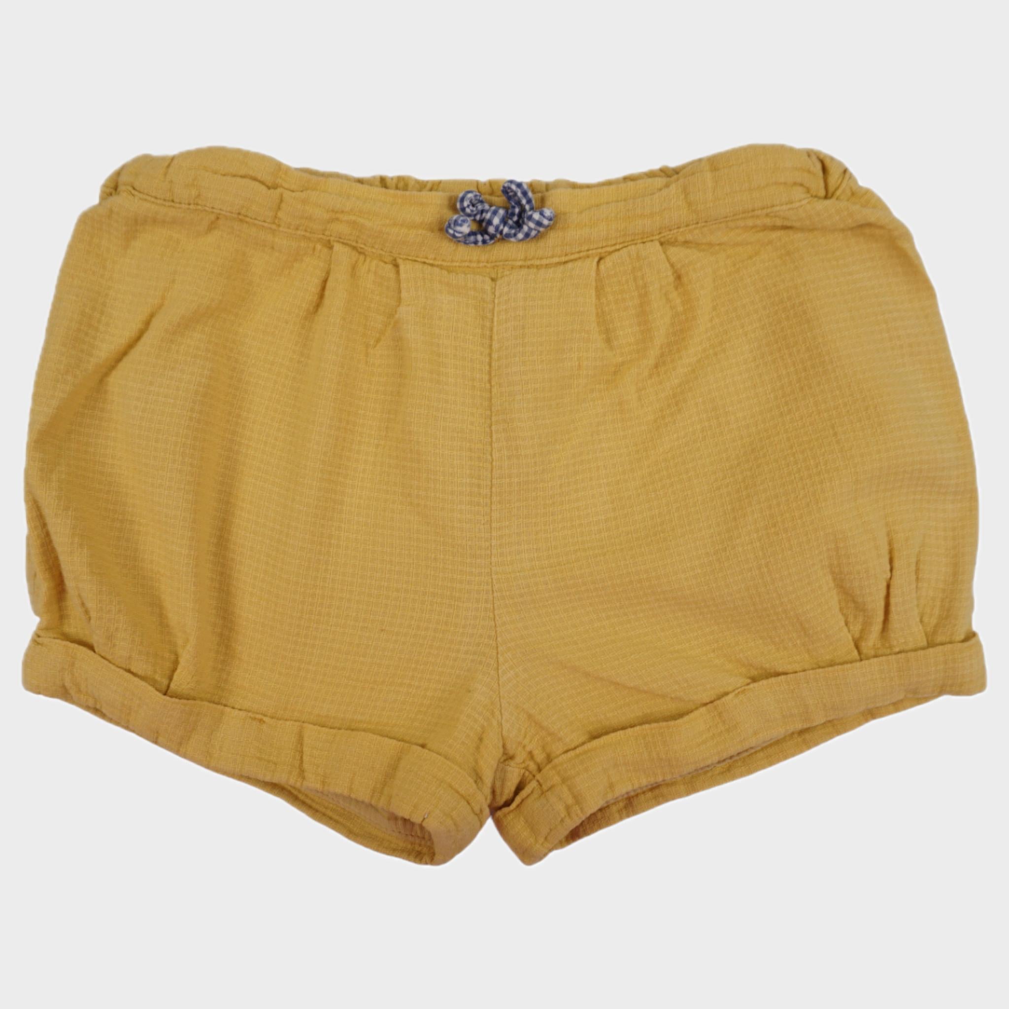 Short Jaune - 18 mois