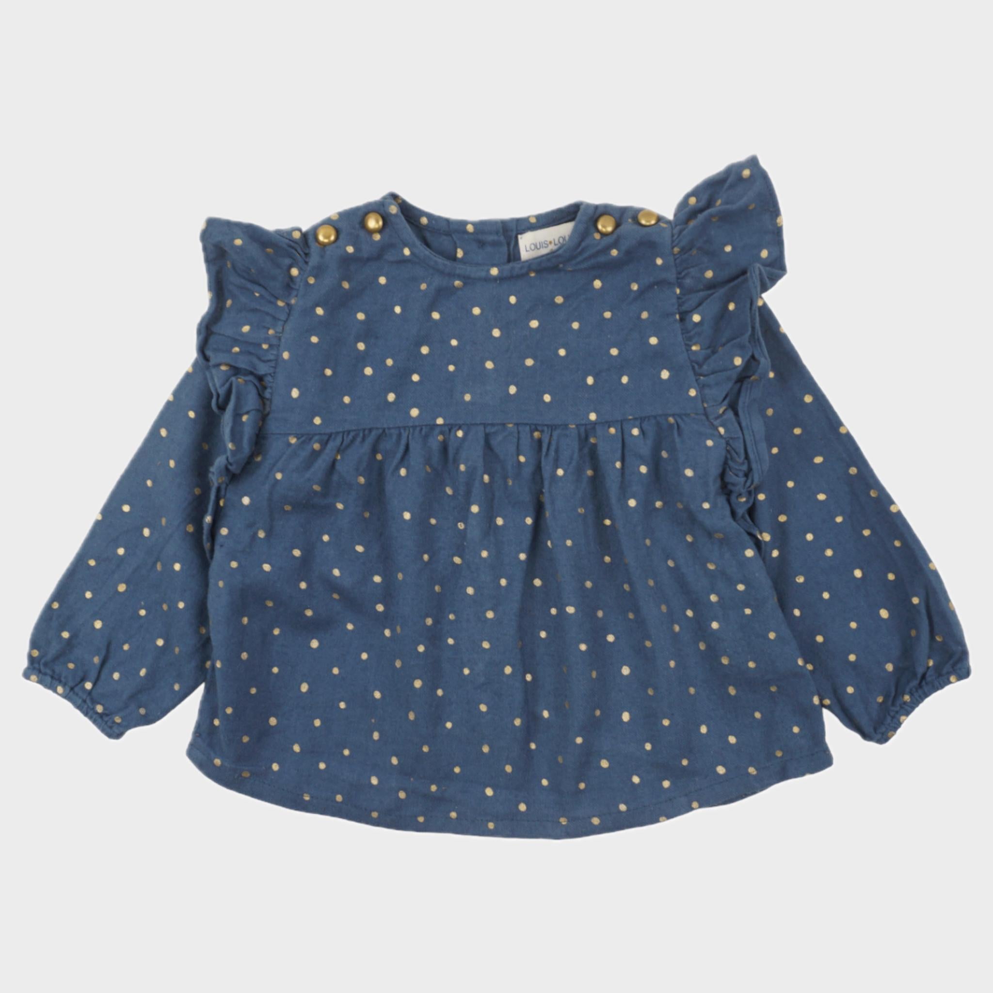Blouse Bleu - 12 mois