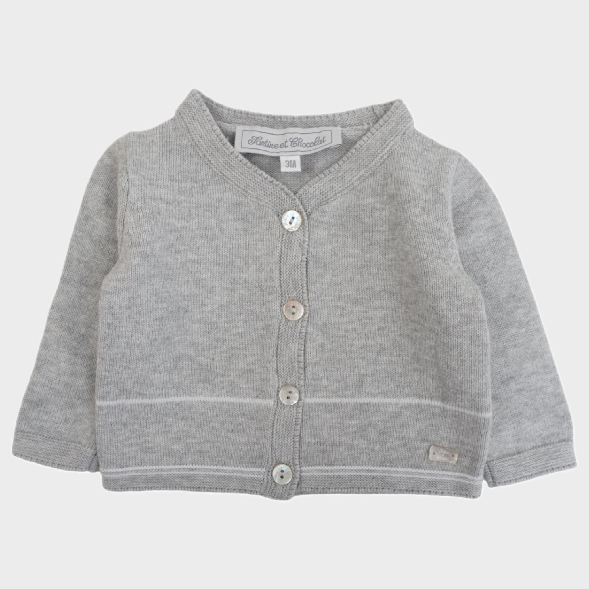 Gilet Gris - 3 mois
