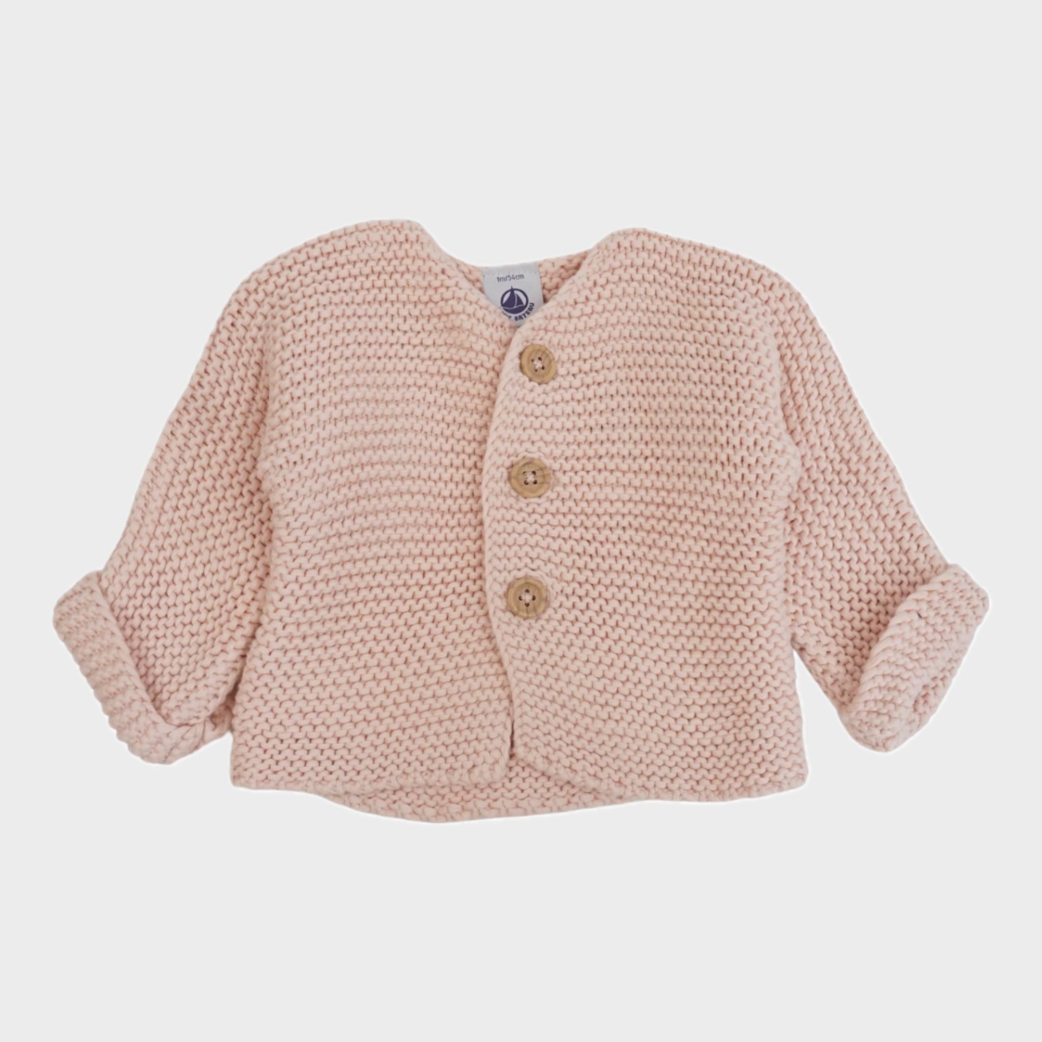 Gilet Rose - 1 mois