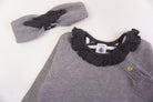 Robe et Bandeau Gris - 12 mois