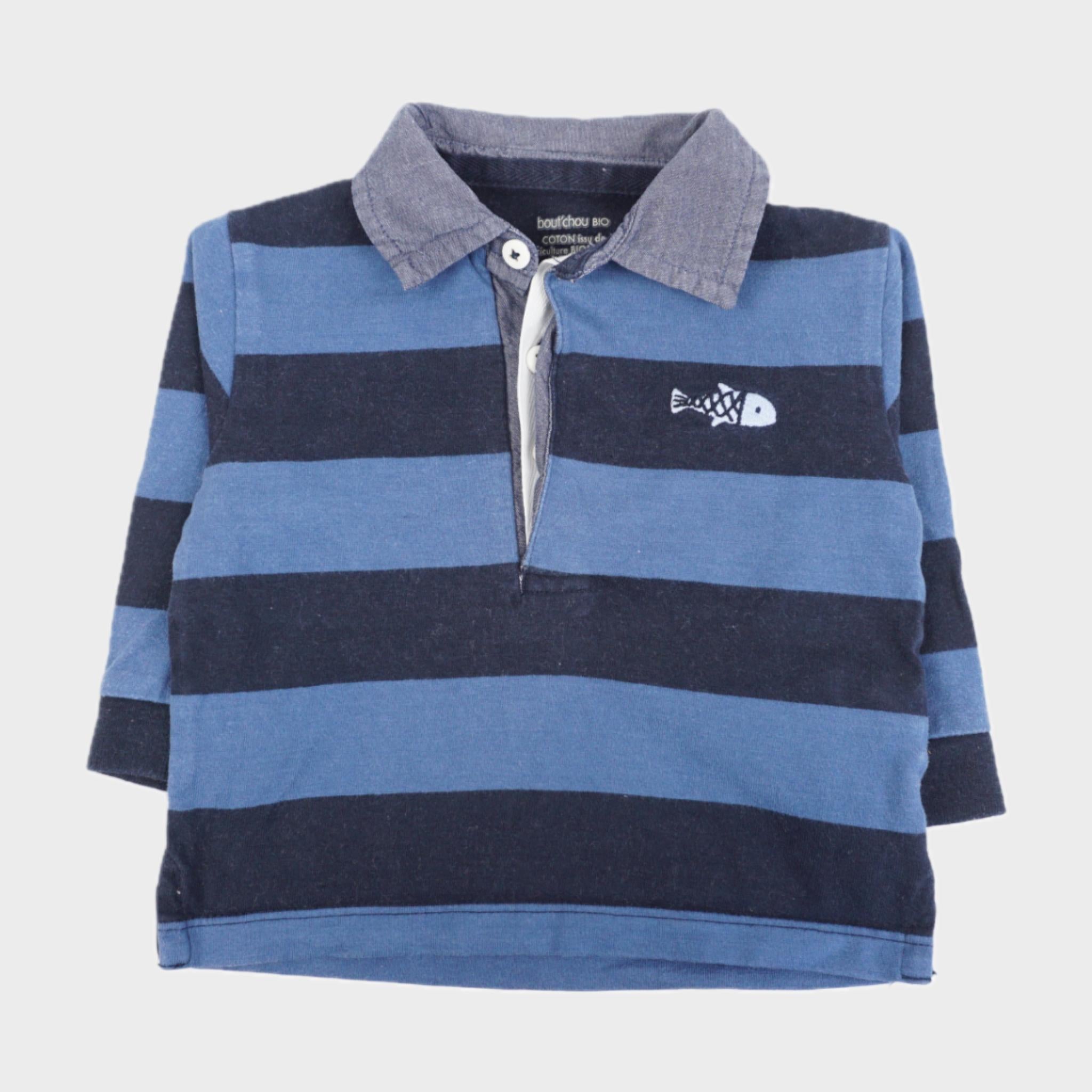 Polo Bleu - 6 mois