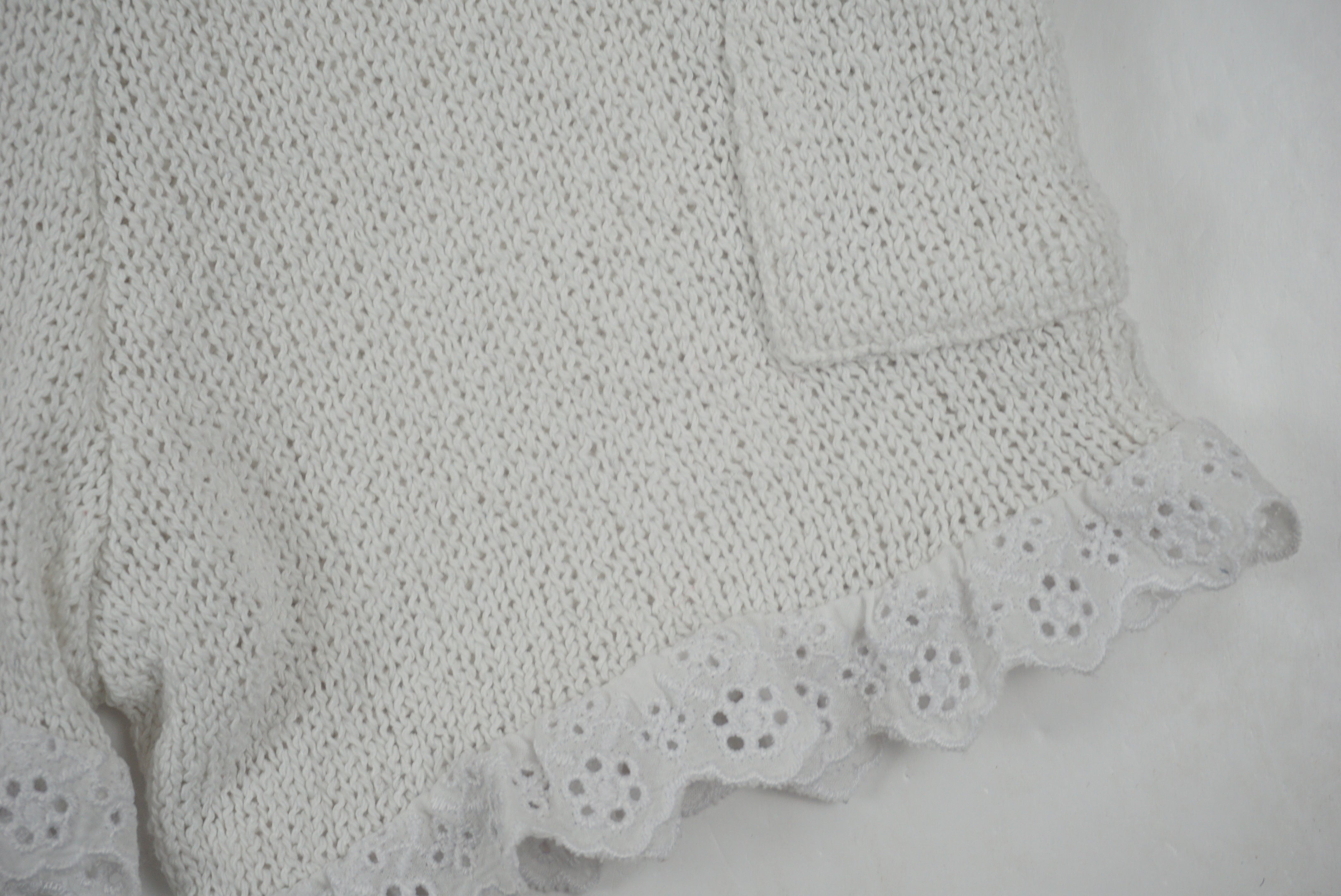 Combishort Blanc - 9/12 mois