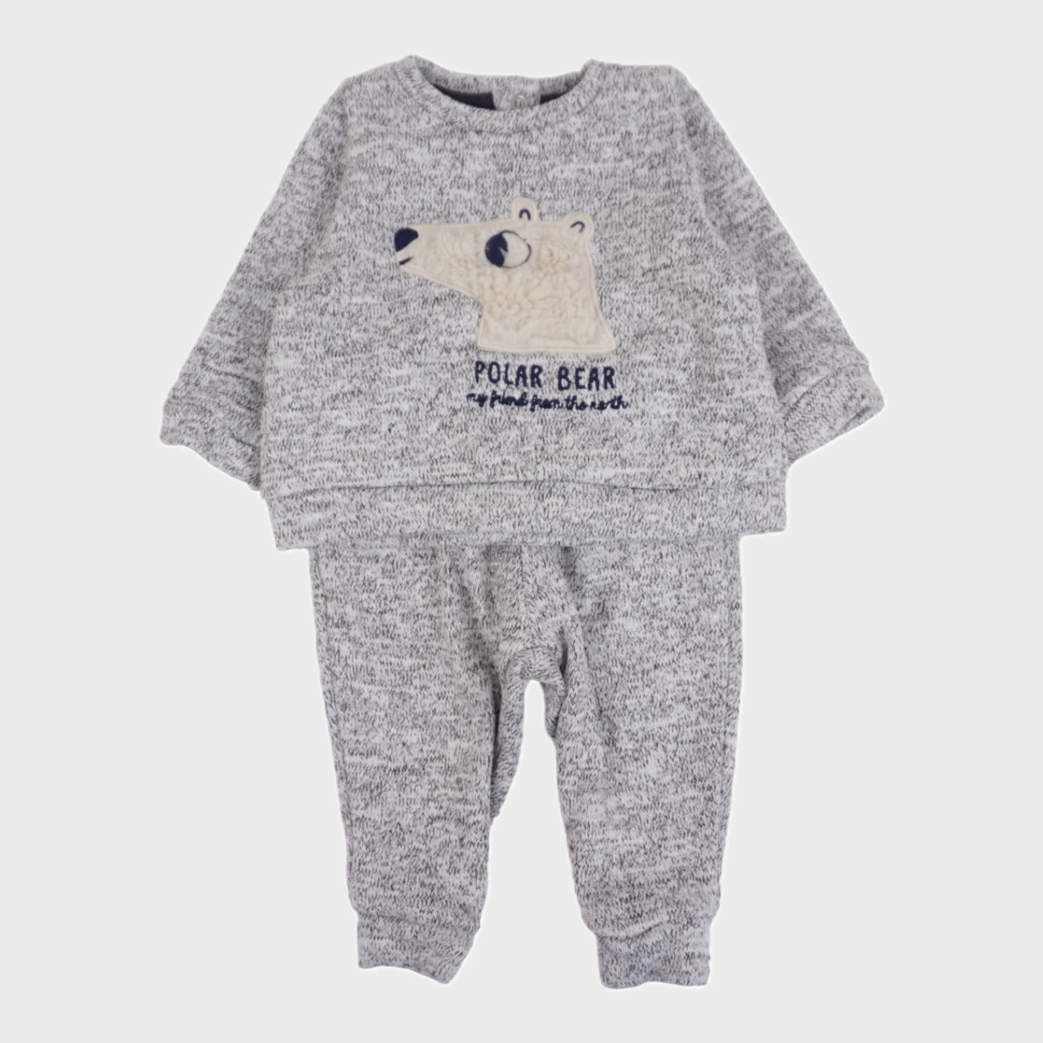 Ensemble Gris - 6 mois